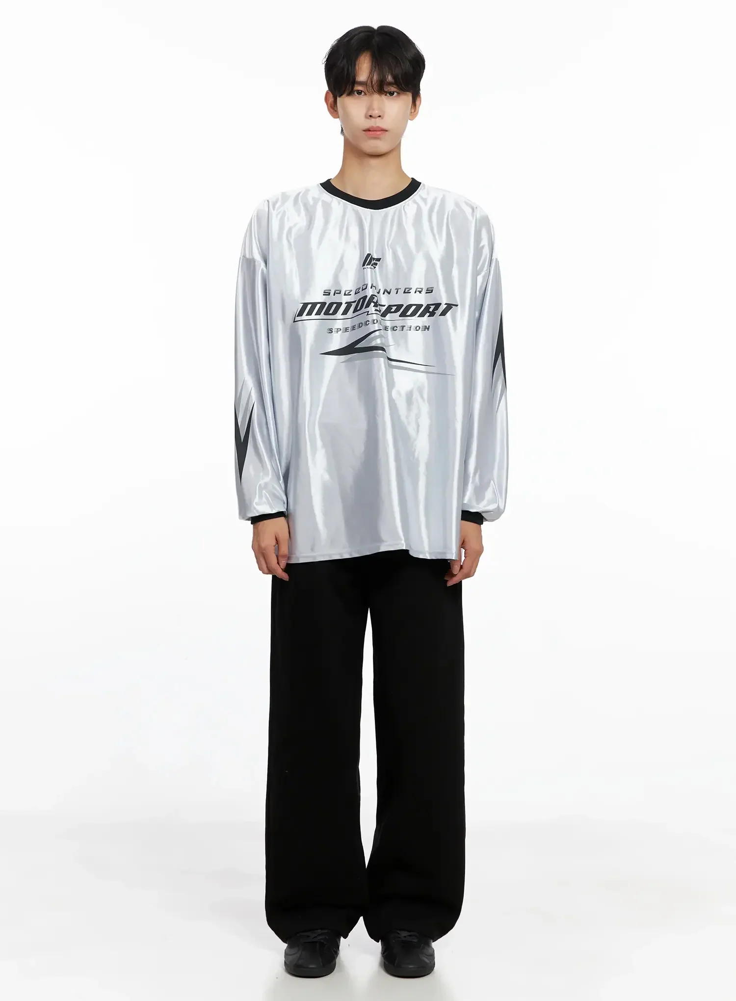 Men's Metallic Sporty Long Sleeve IO516 - Image 9