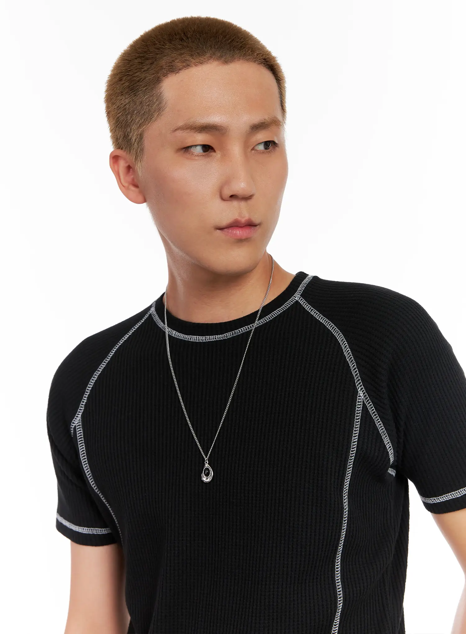 Men's Minimalist Chain Necklace IL518 - Image 2