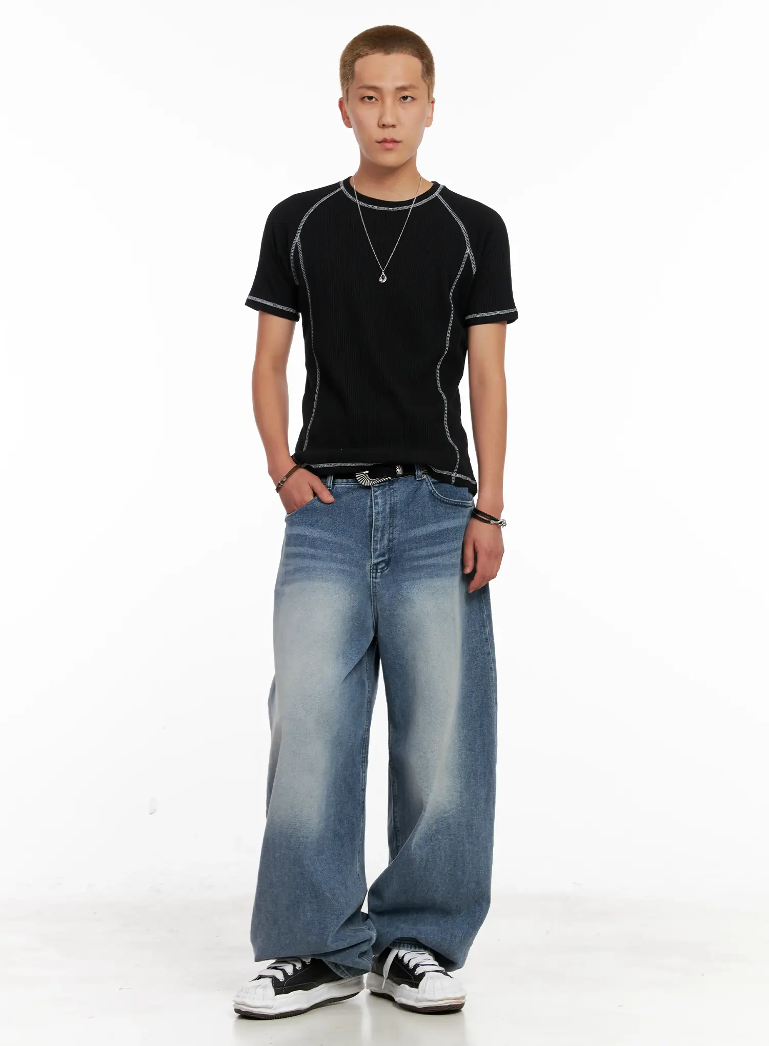 Men's Minimalist Chain Necklace IL518 - Image 3