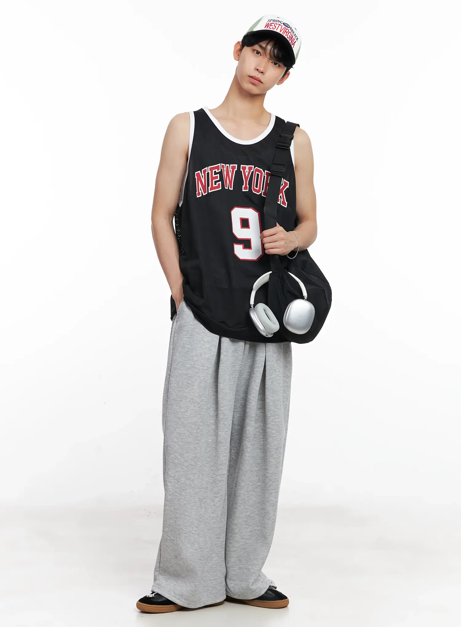 Men's "New York" Mesh Jersey Tank IL504 - Image 12