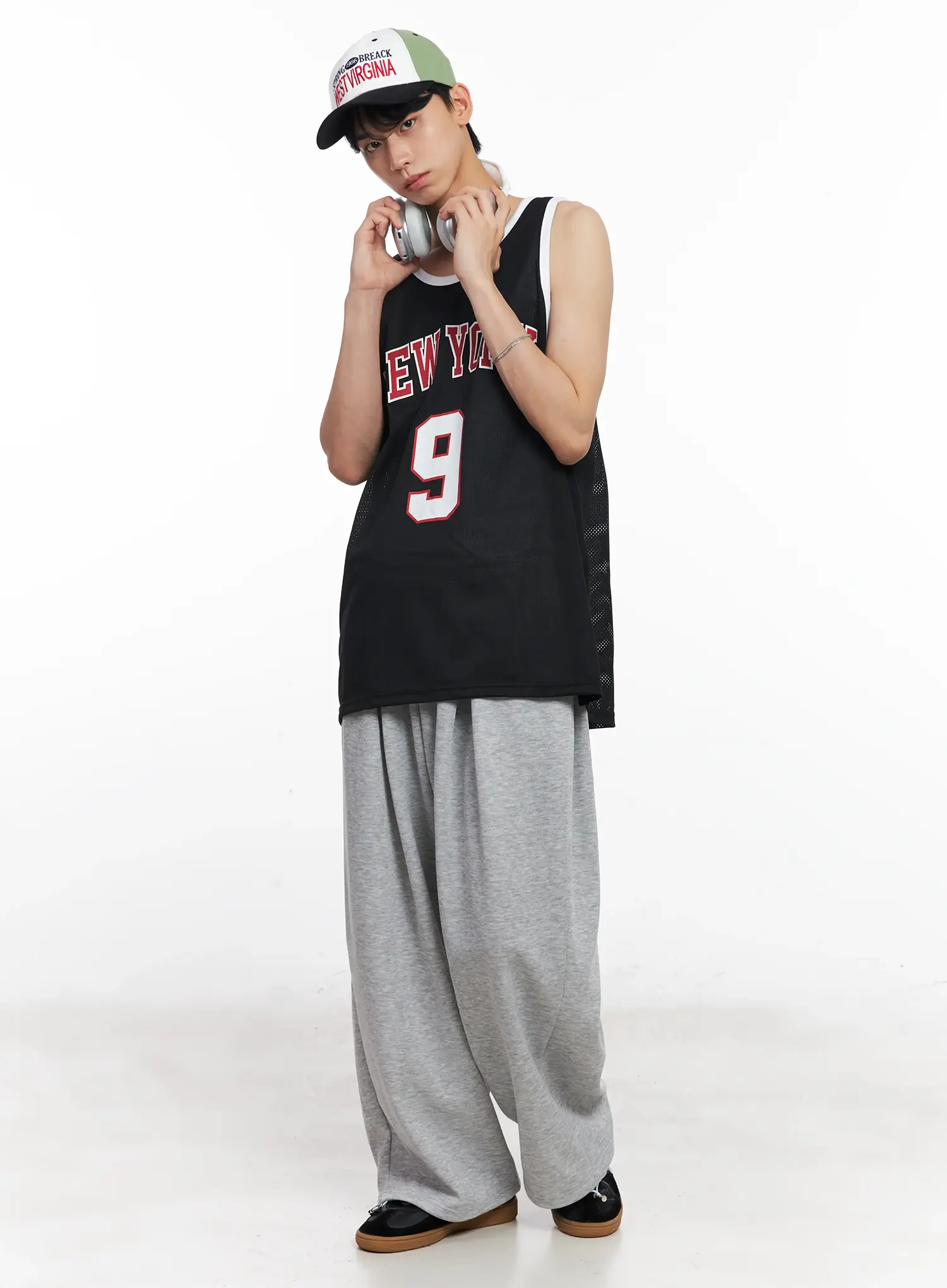 Men's "New York" Mesh Jersey Tank IL504 - Image 13