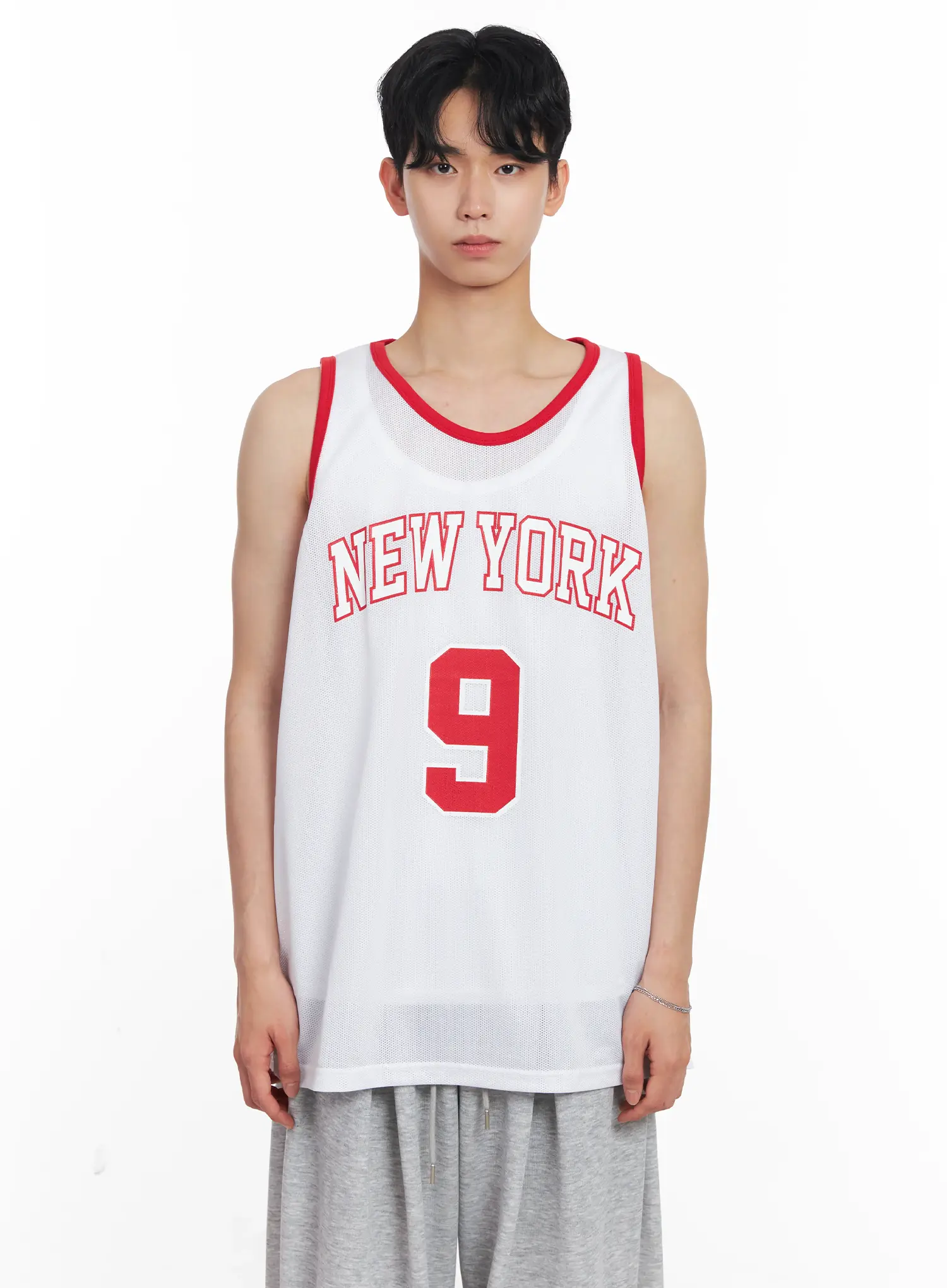 Men's "New York" Mesh Jersey Tank IL504 - Image 18