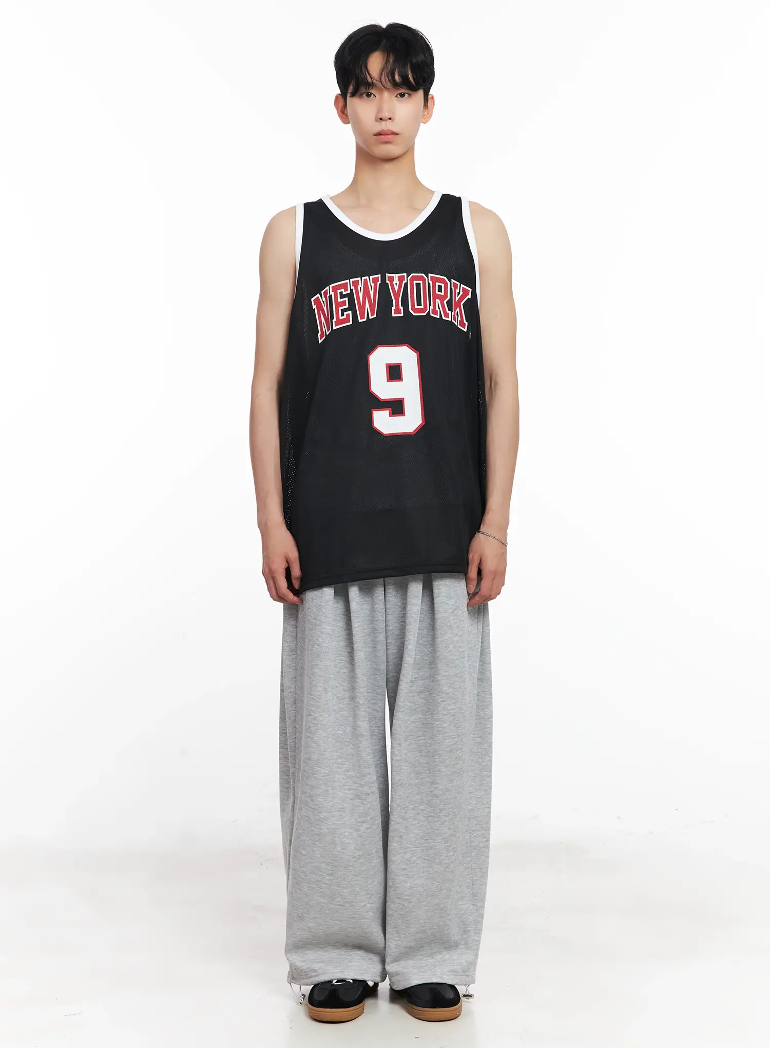 Men's "New York" Mesh Jersey Tank IL504 - Image 3