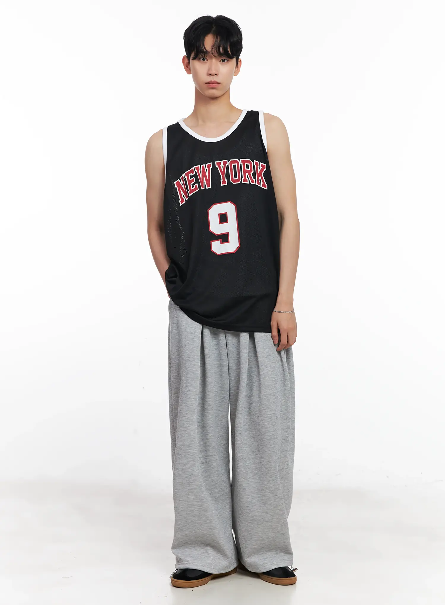 Men's "New York" Mesh Jersey Tank IL504 - Image 9