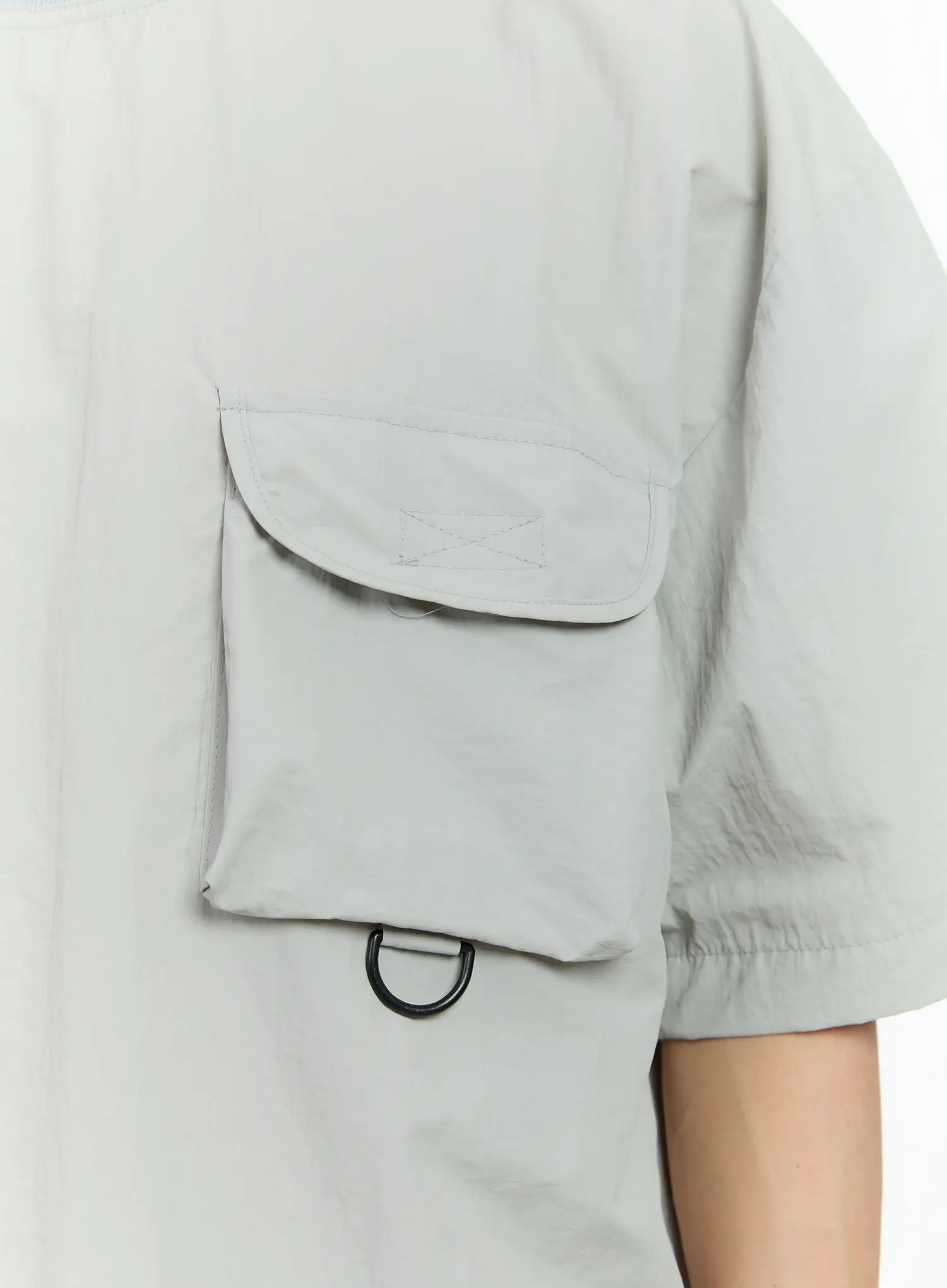 Men's Nylon Pocket T-Shirt IA508 - Image 10