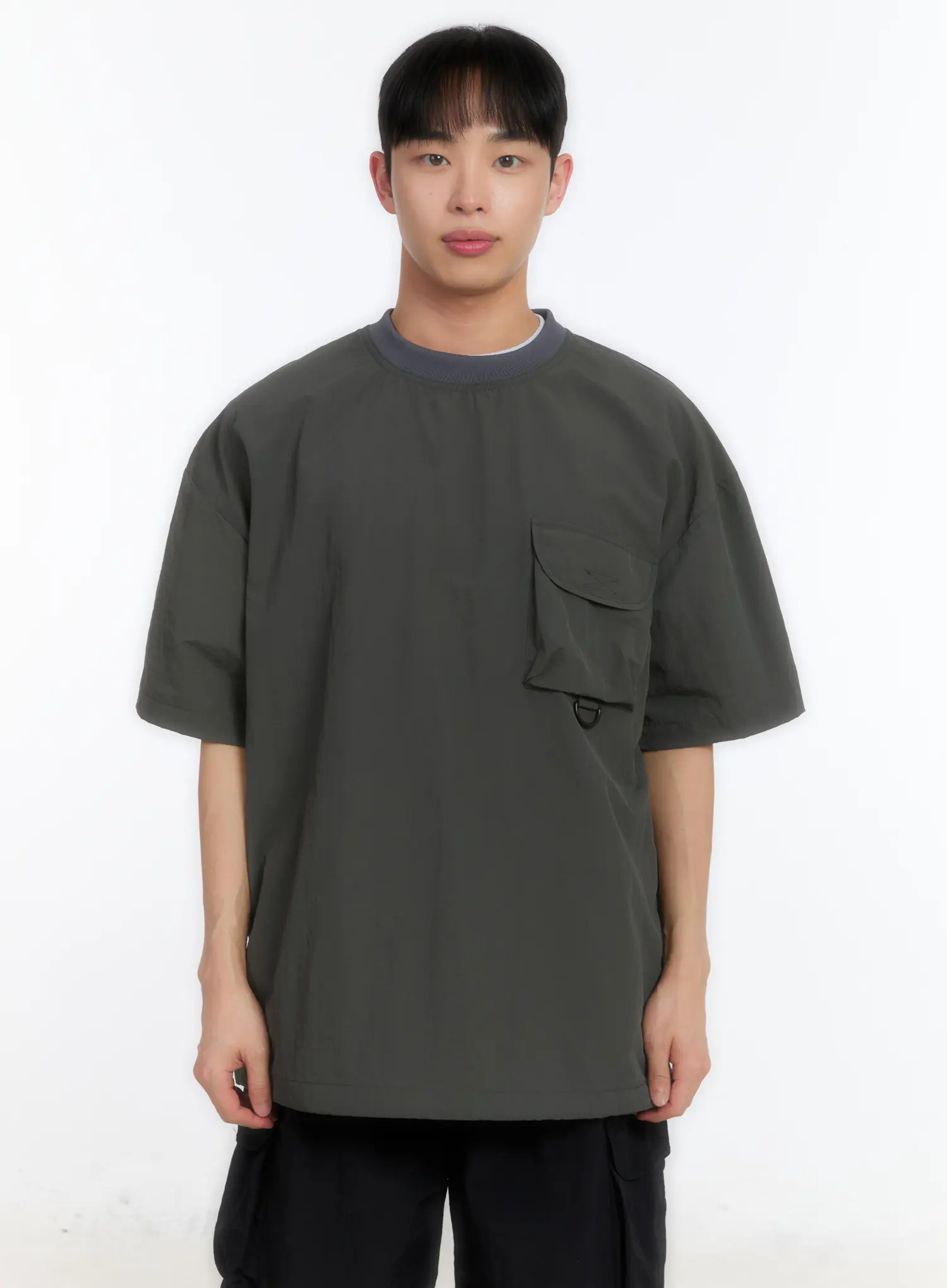 Men's Nylon Pocket T-Shirt IA508 - Image 12