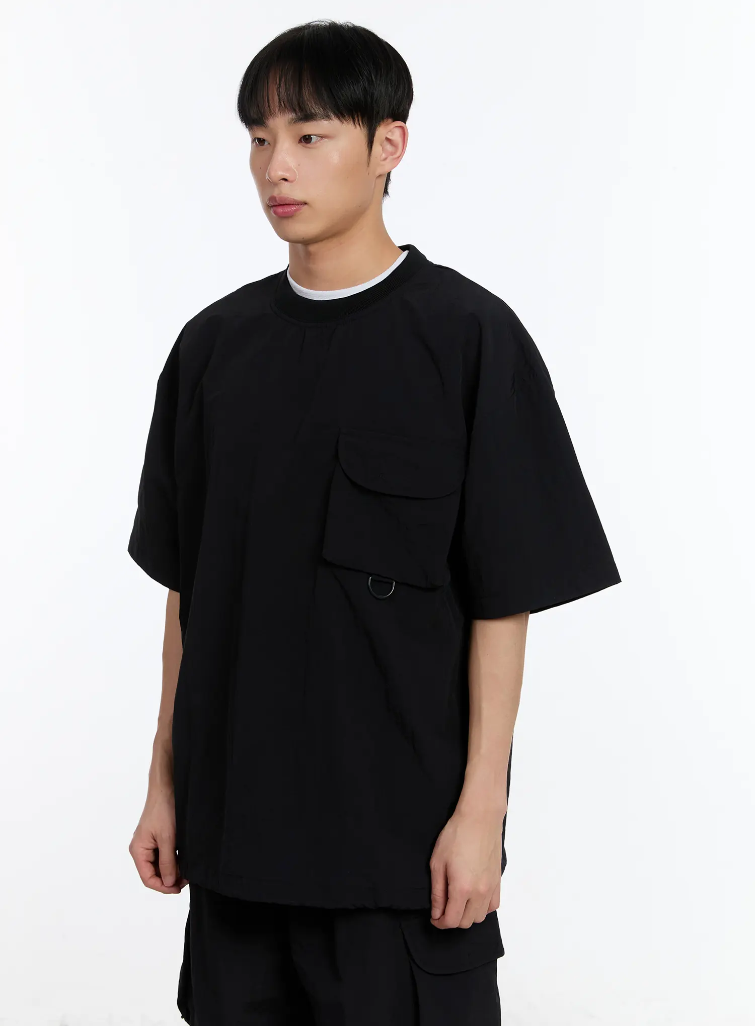 Men's Nylon Pocket T-Shirt IA508 - Image 4