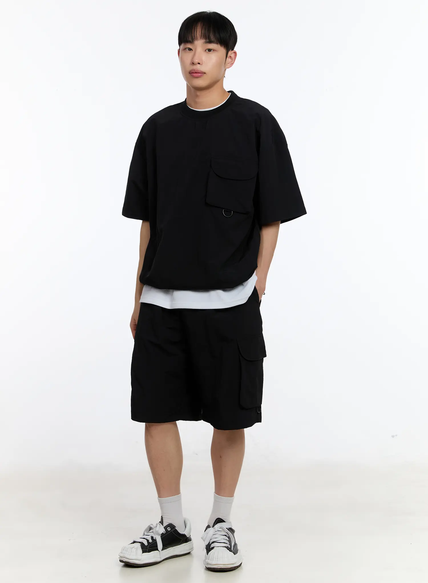 Men's Nylon Pocket T-Shirt IA508 - Image 7