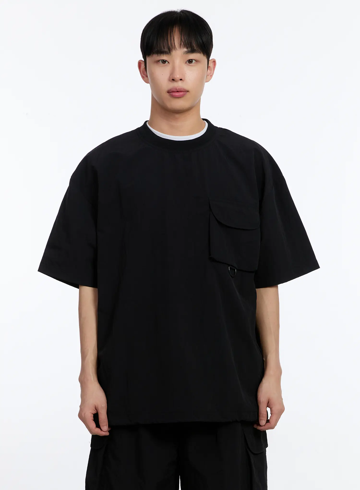 Men's Nylon Pocket T-Shirt IA508 - Image 8