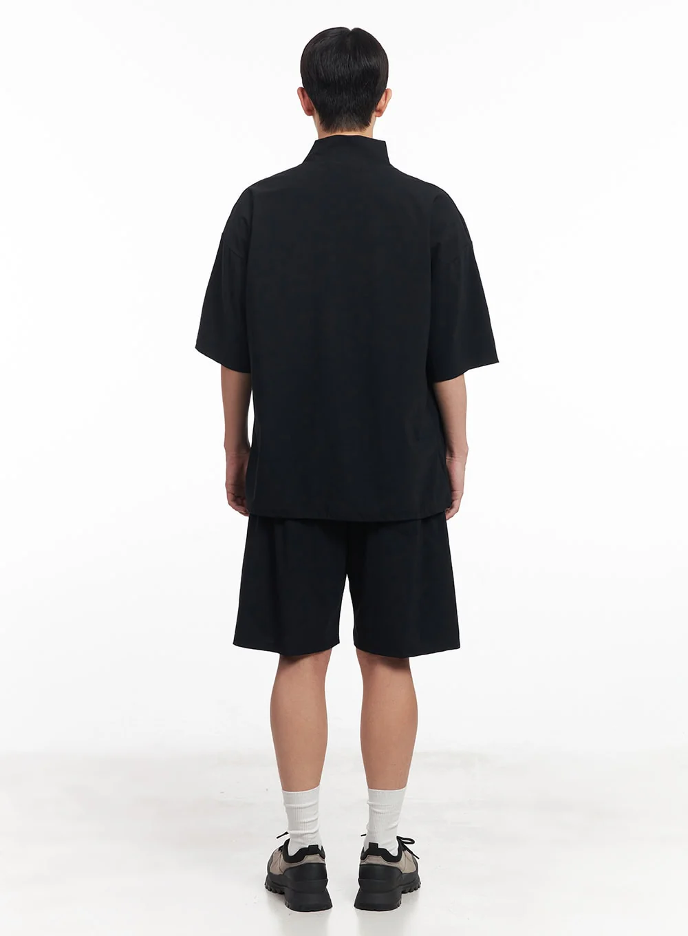 Men's Oversize Half-Zip Windbreaker Top IA525 - Image 10