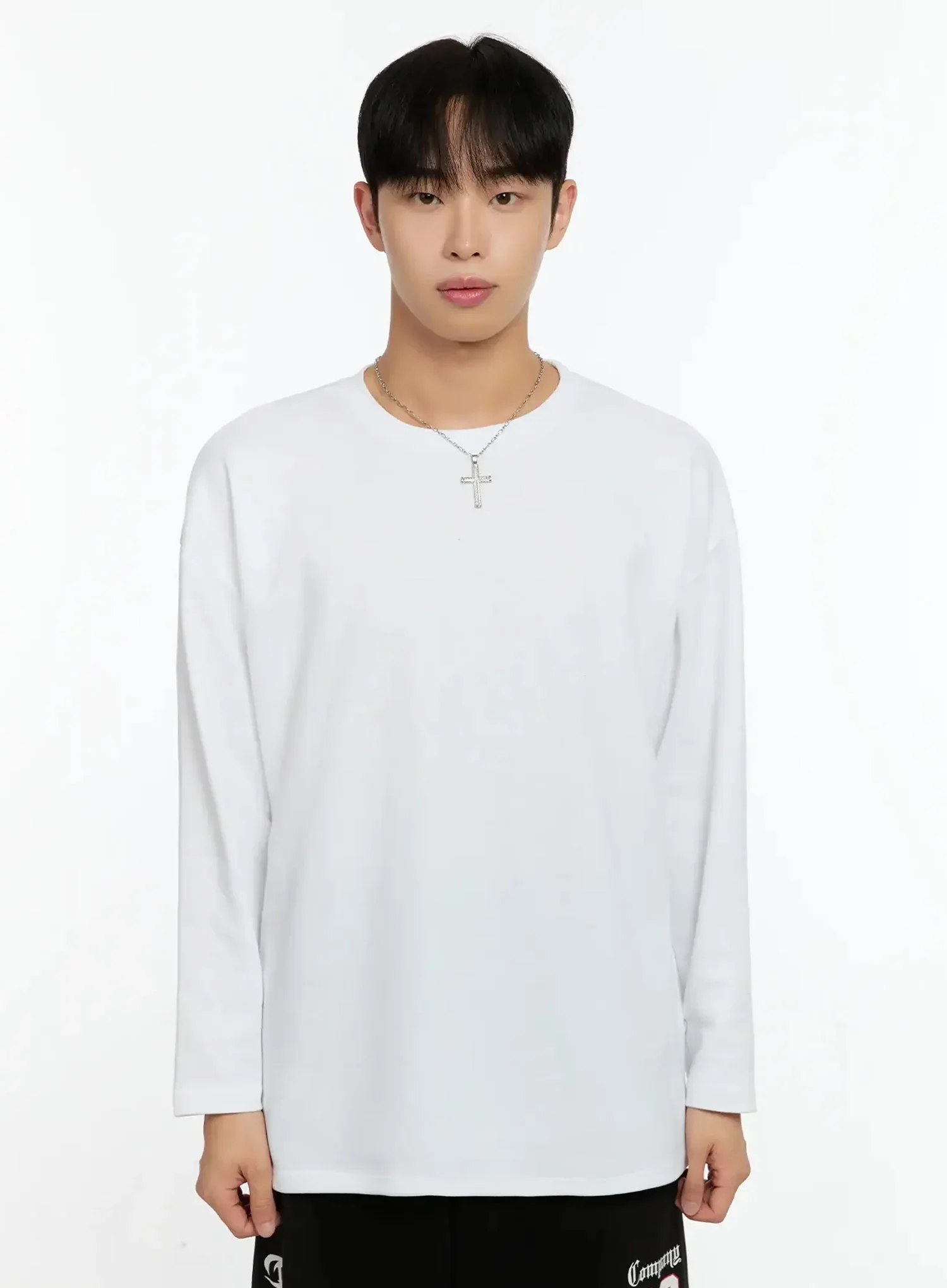 Men's Oversized Basic Long Sleeve Top IN506 - Image 15