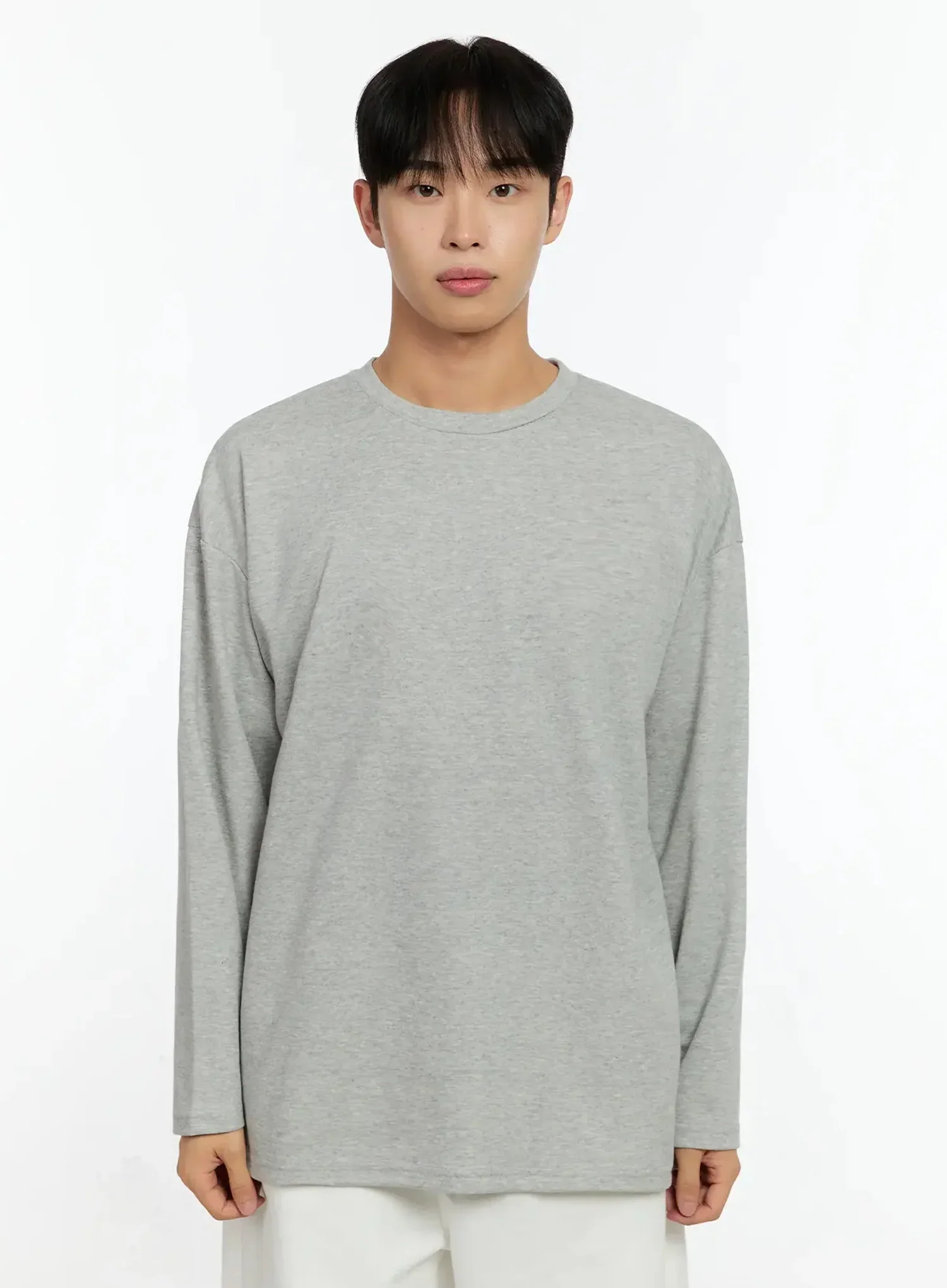 Men's Oversized Basic Long Sleeve Top IN506 - Image 17
