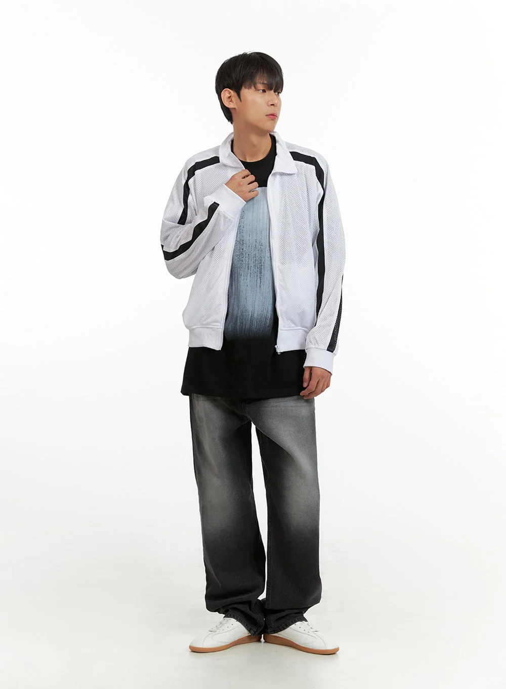 Men's Oversized Graphic T-Shirt IU418 - Image 9