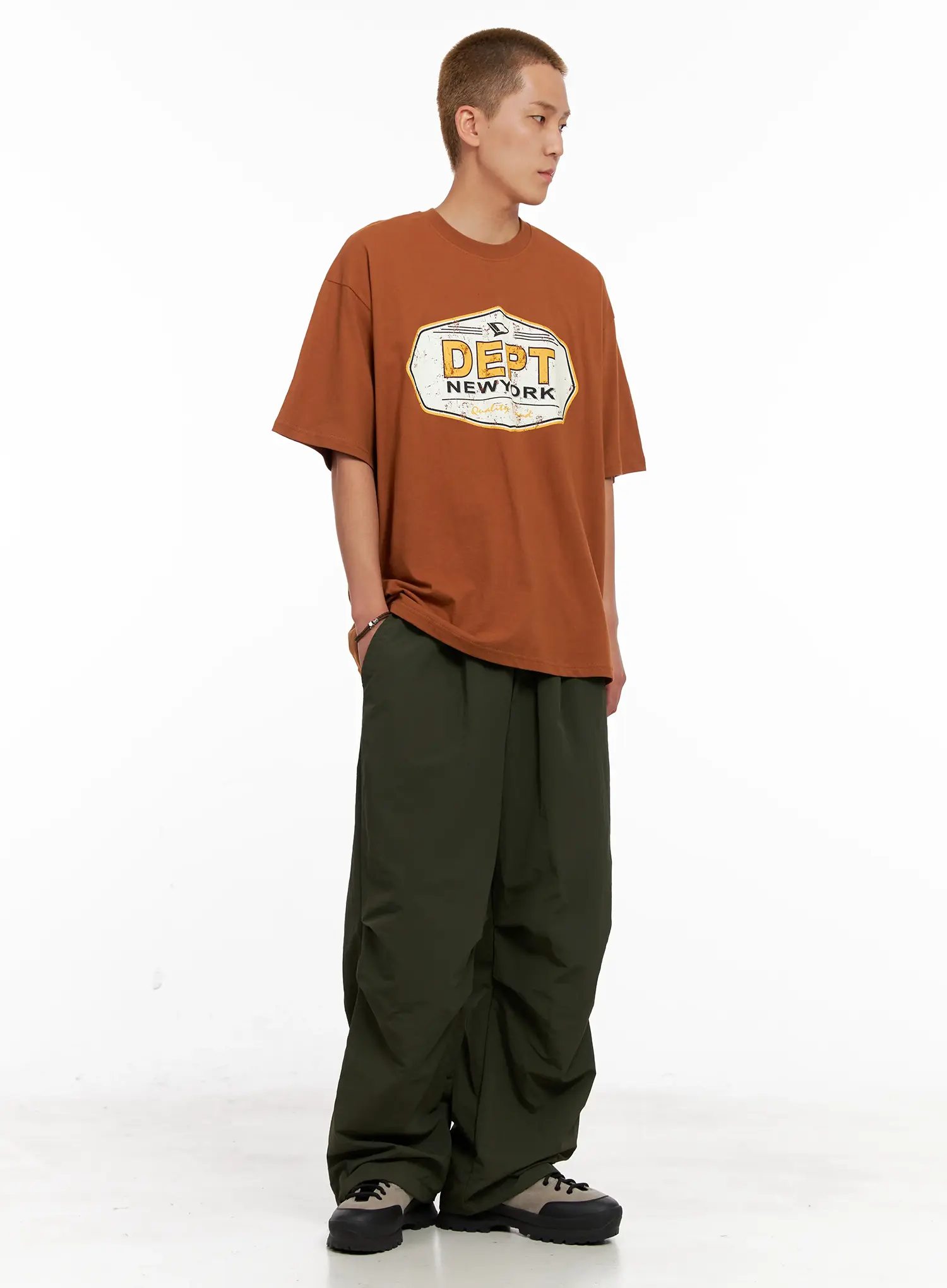 Men's Parachute Streetwear Pants IL518 - Image 2