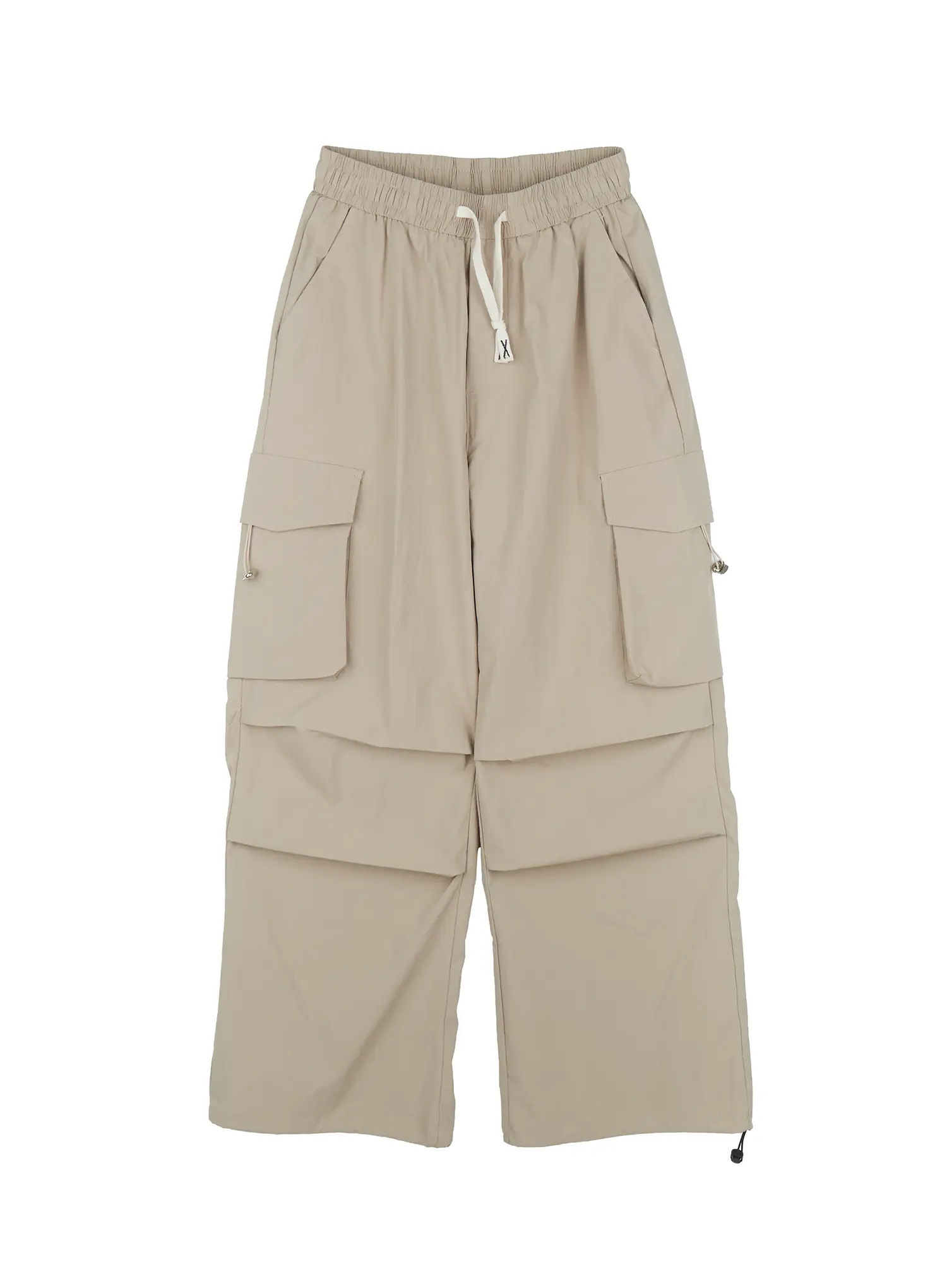 Men's Parachute Wide-Leg Cargo Pants IL504 - Image 18