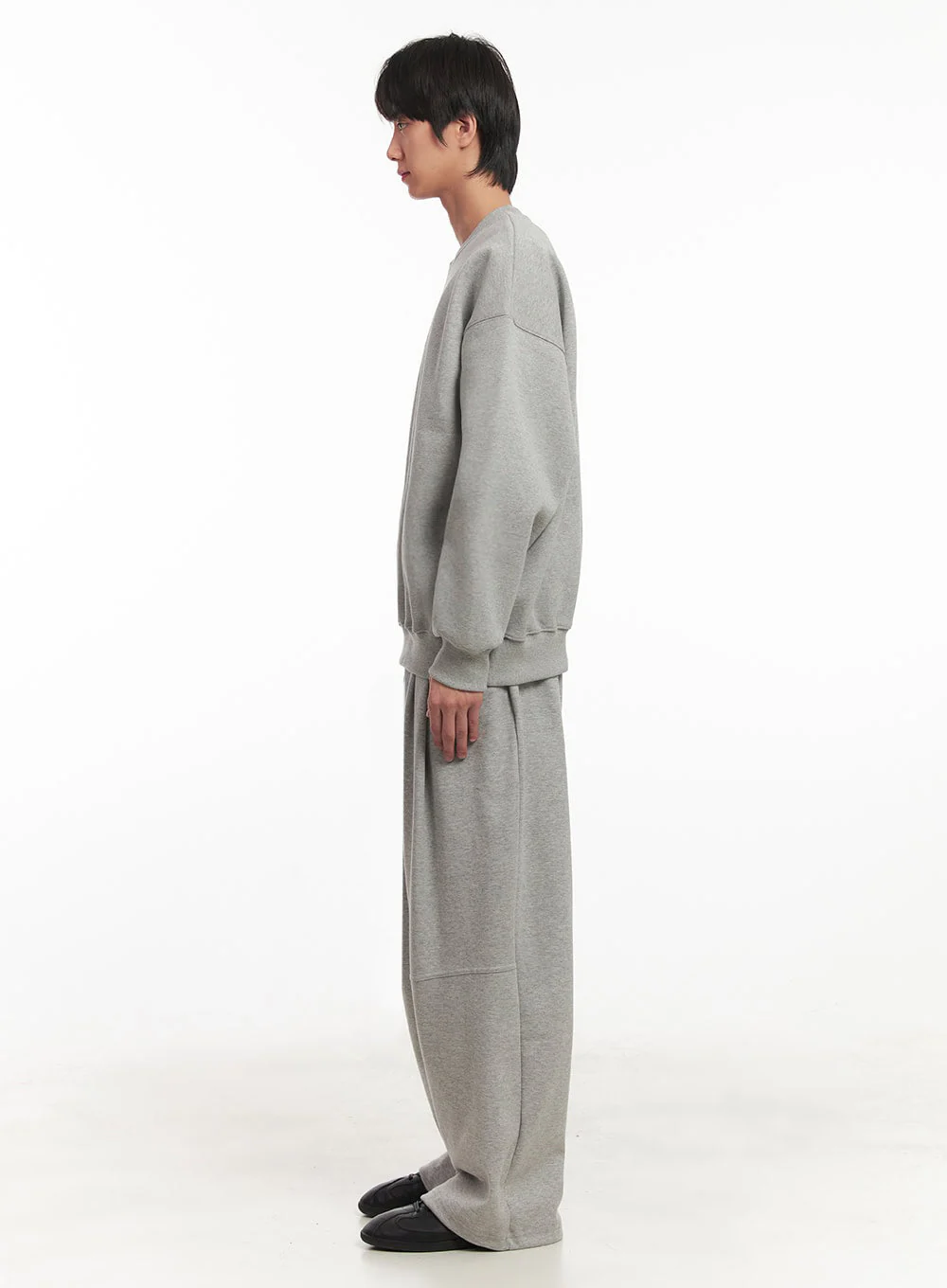 Men's Pintuck Wide-Leg Sweatpants IA510 - Image 7