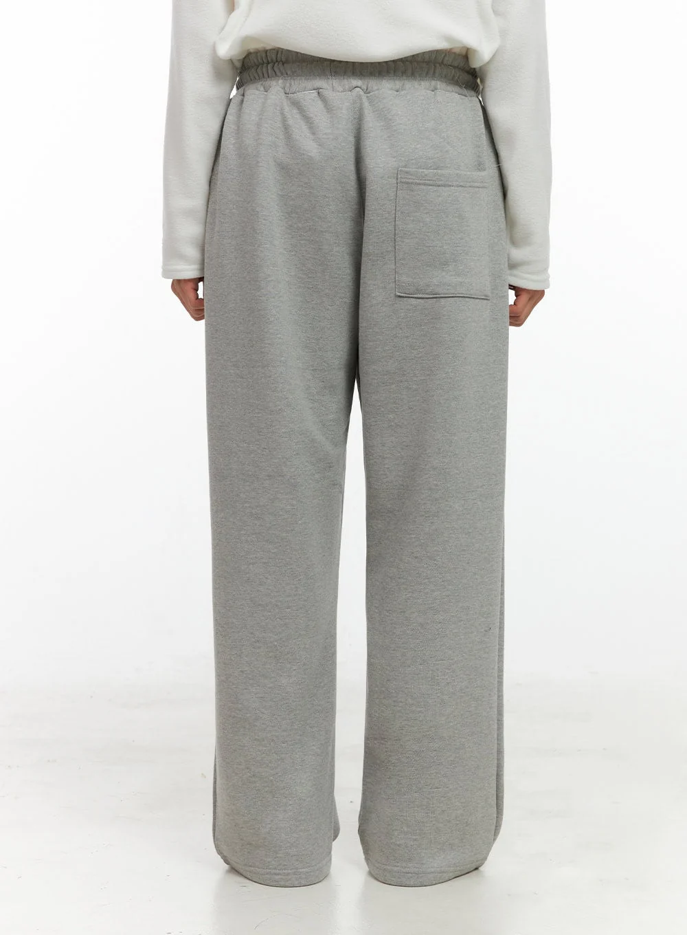 Men's Pintuck Wide-Leg Sweatpants IN426 - Image 5