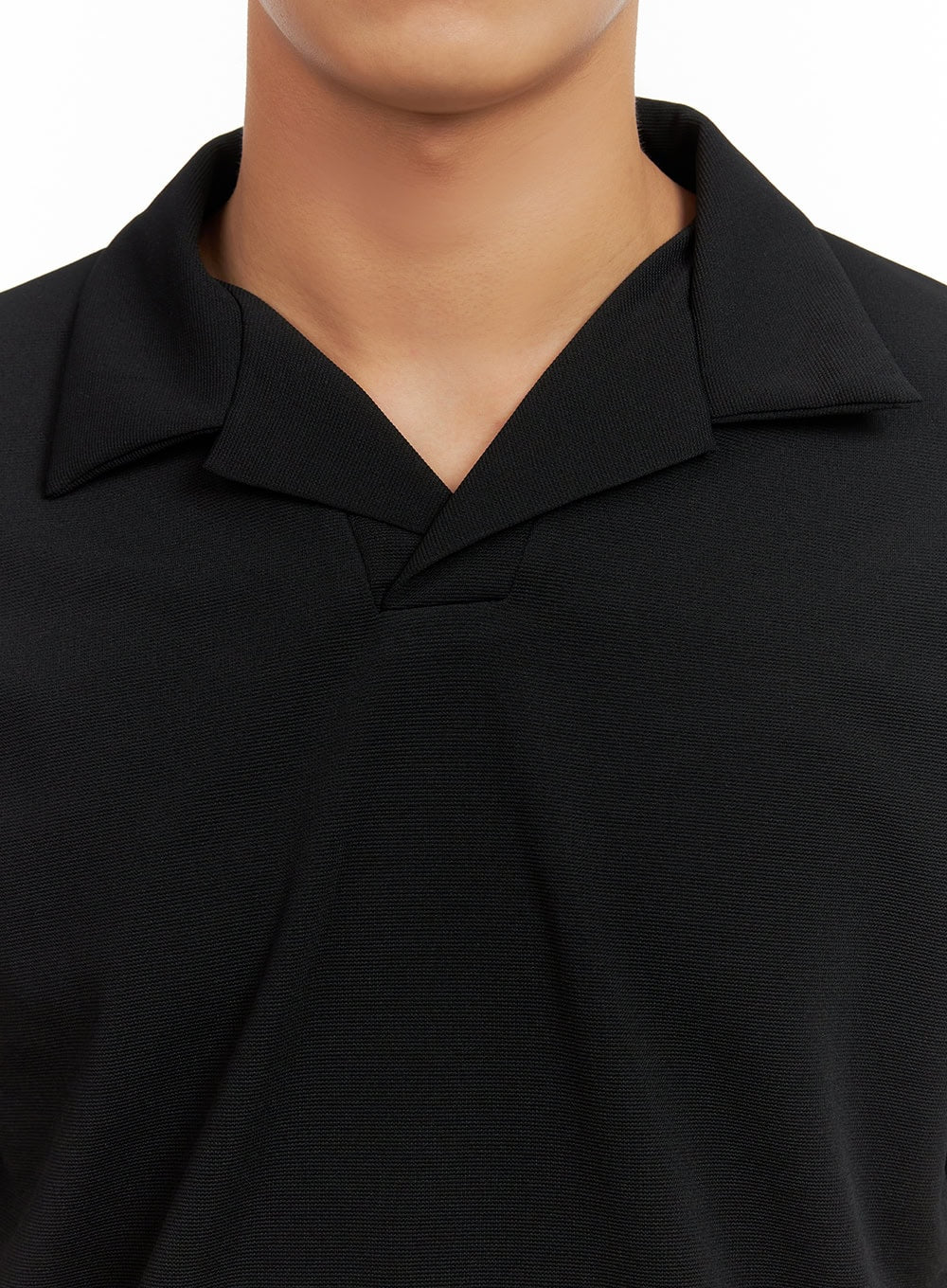 Men's Polyester Collar T-Shirt IU412 - Image 3