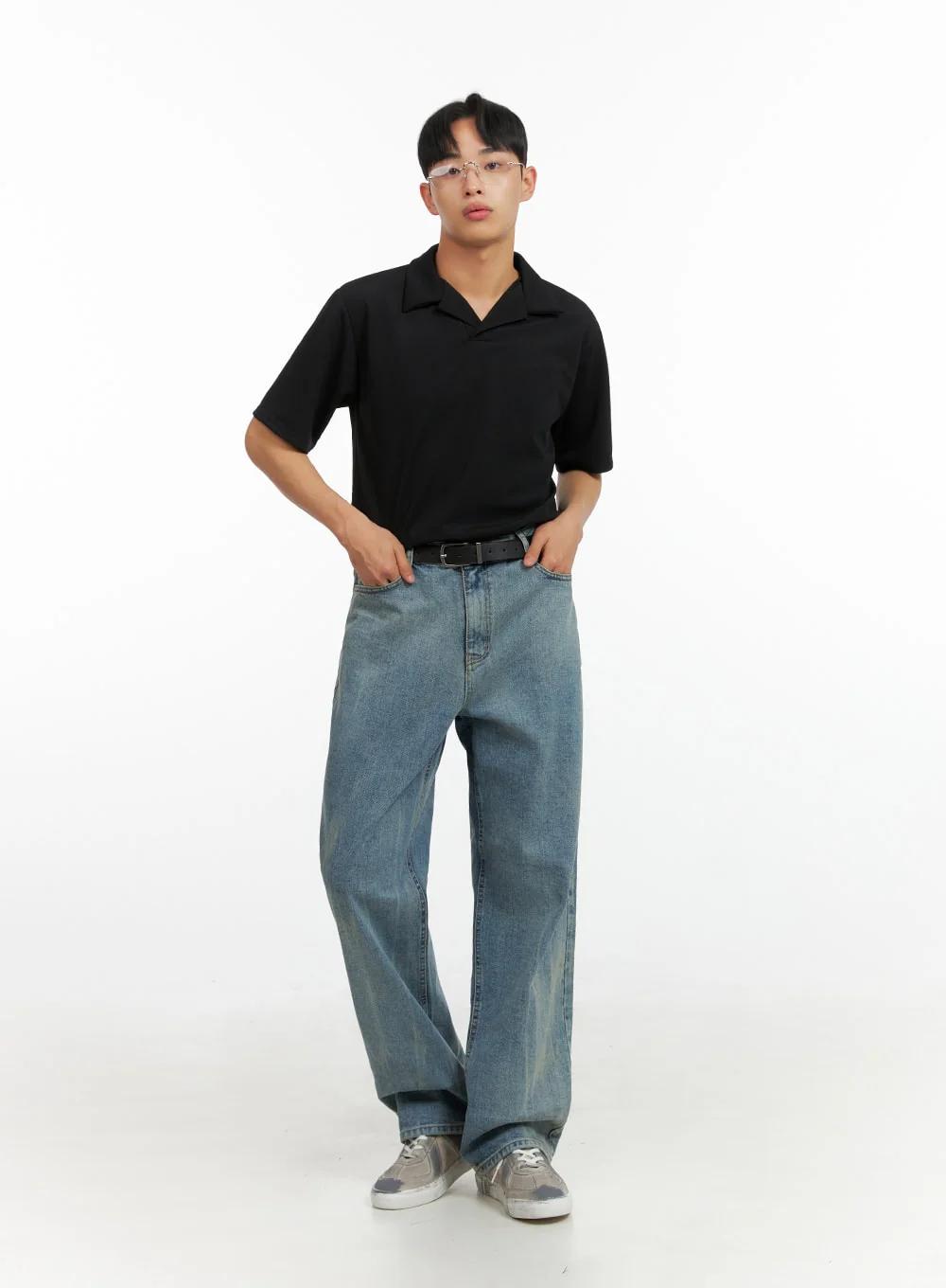 Men's Polyester Collar T-Shirt IU412 - Image 6