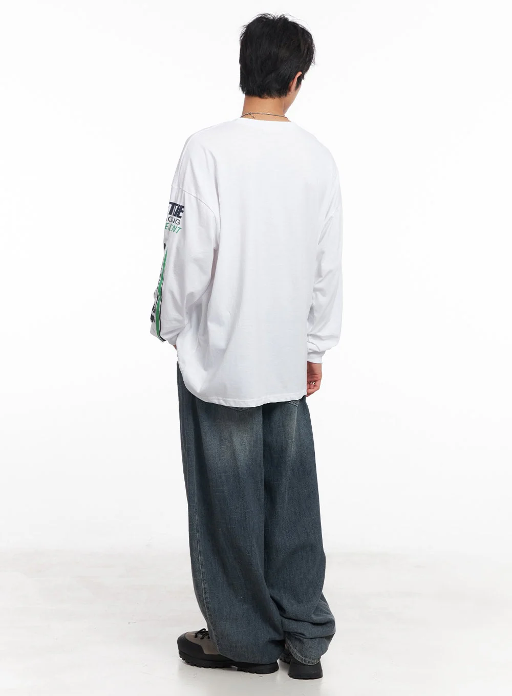 Men's Racer Graphic Long-Sleeve Top IY508 - Image 12