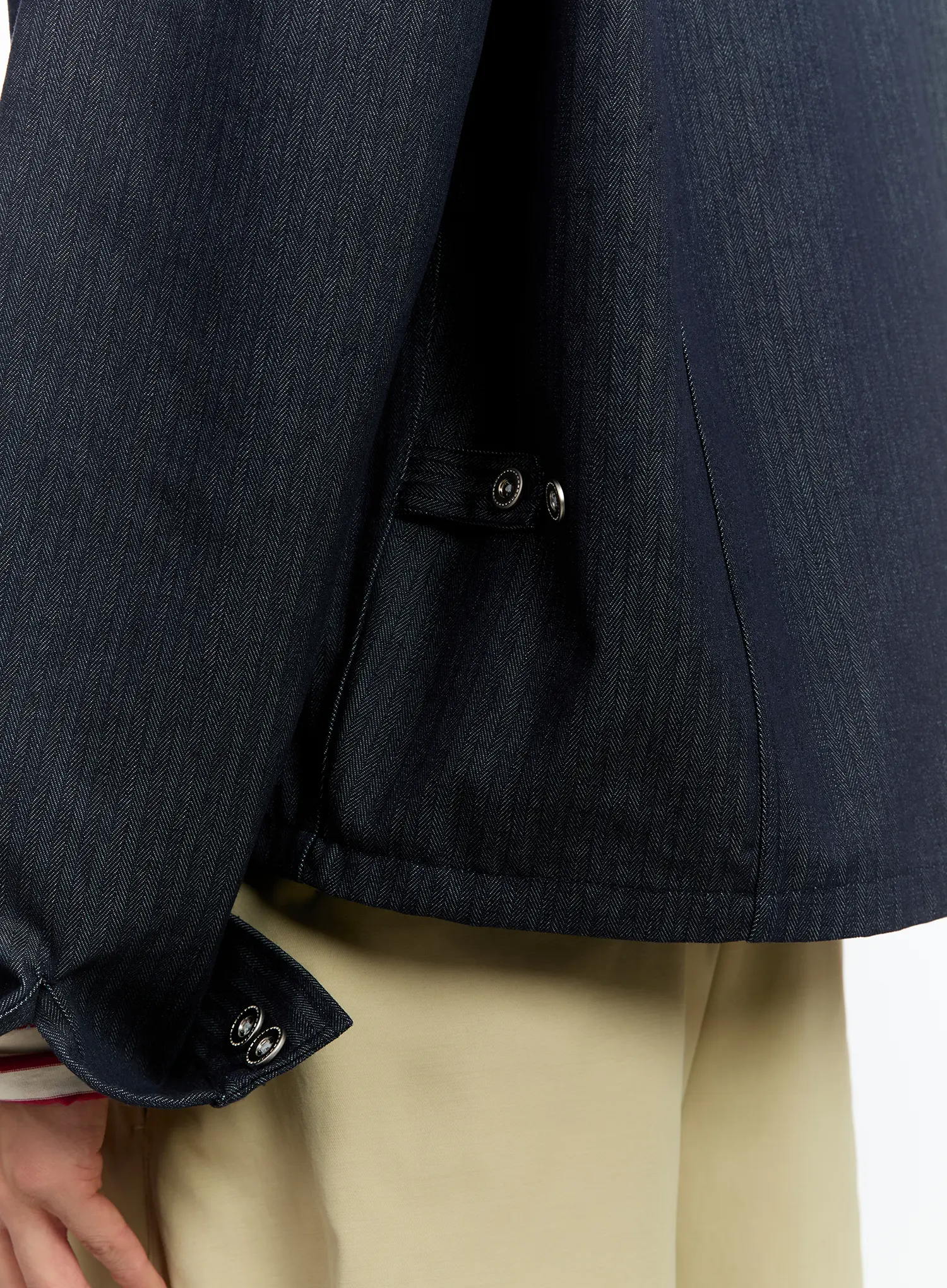 Men's Raw Denim Jacket IM530 - Image 11