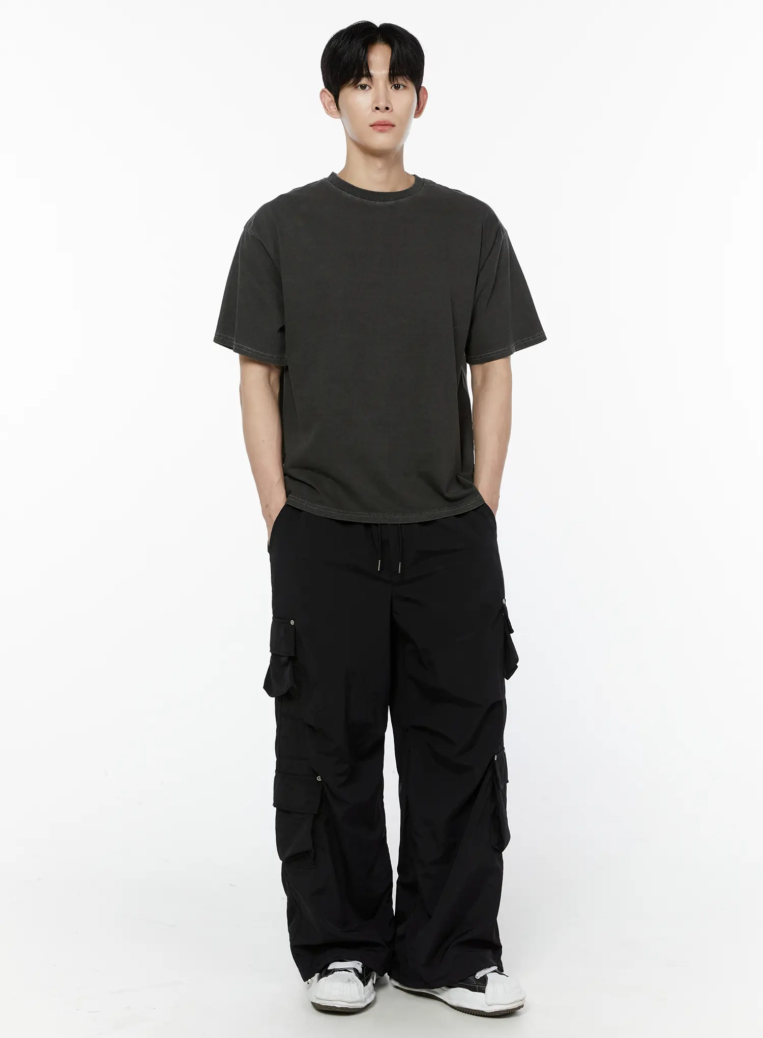 Men's Relaxed Fit Cargo Pants IA527 - Image 4