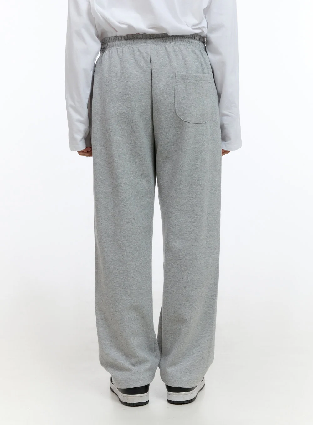 Men's Relaxed Fit Cotton Sweatpants (Gray) IS413 - Image 5