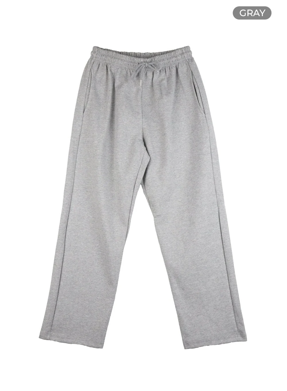 Men's Relaxed Fit Cotton Sweatpants (Gray) IS413 - Image 9
