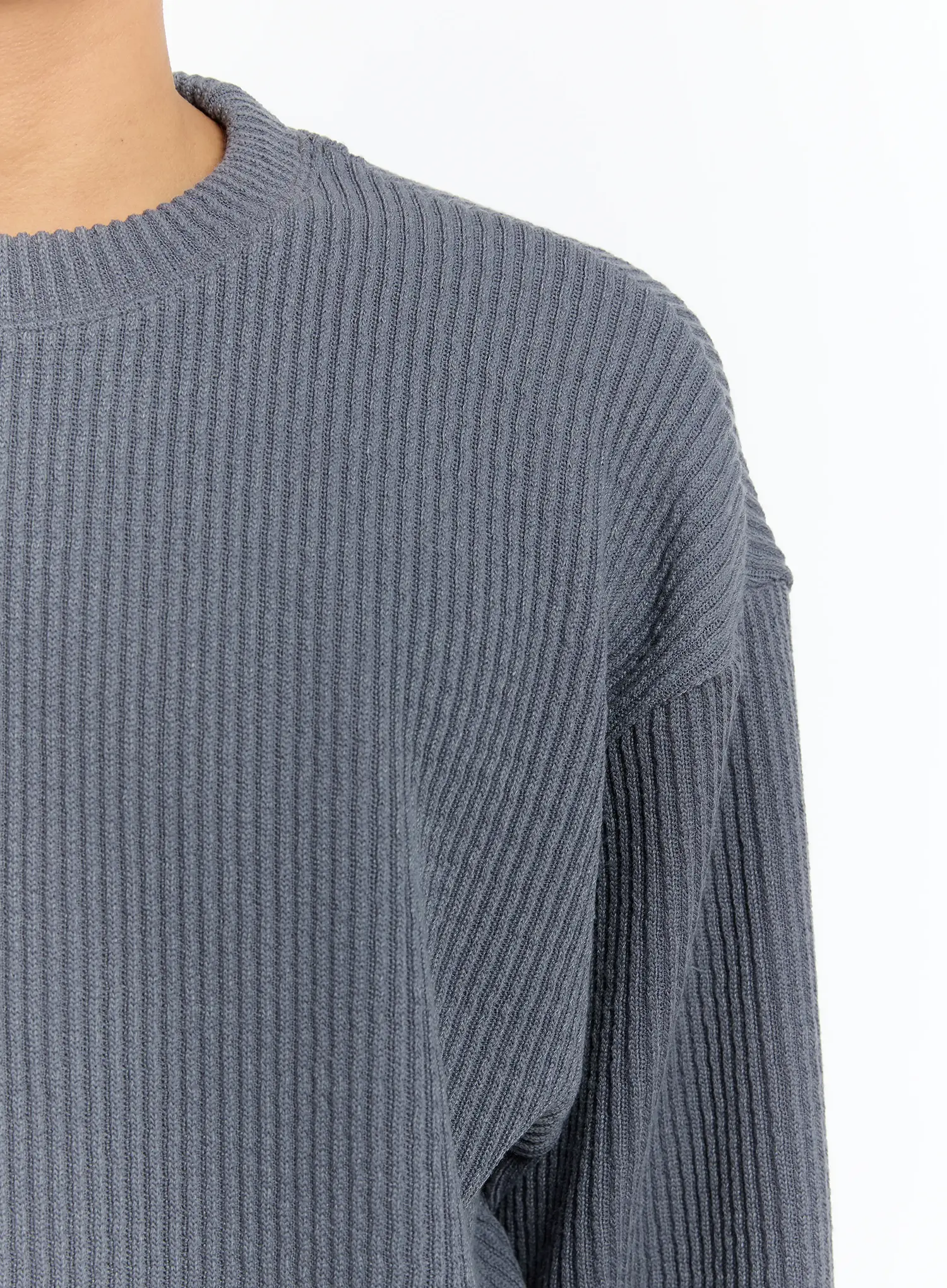 Men's Ribbed Long Sleeve Tee IM503 - Image 10