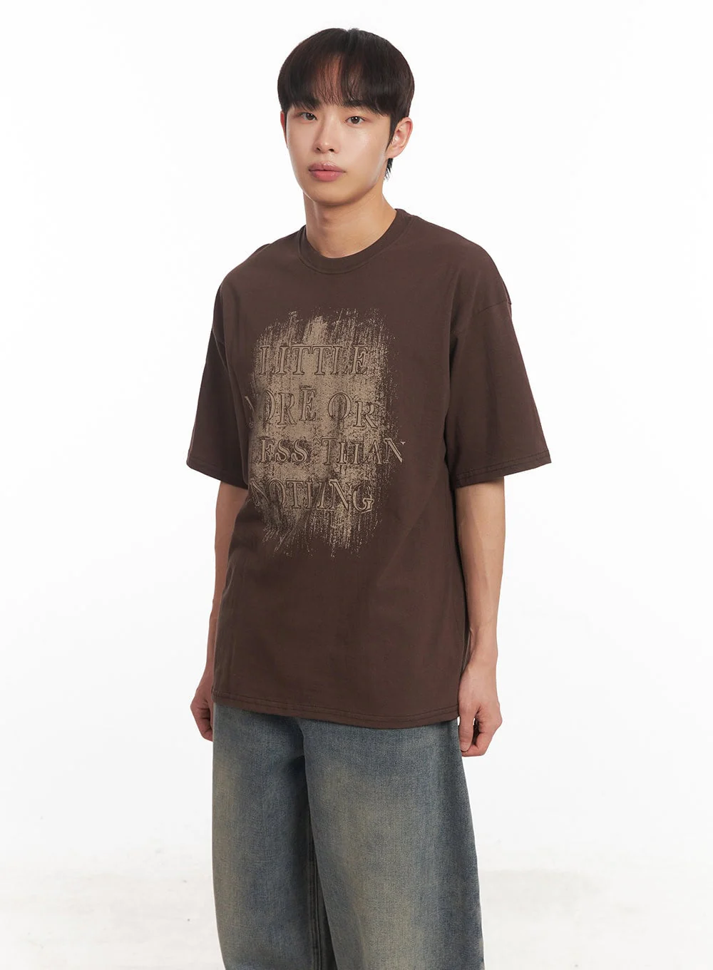 Men's Round Neck Graphic Shirt IA521