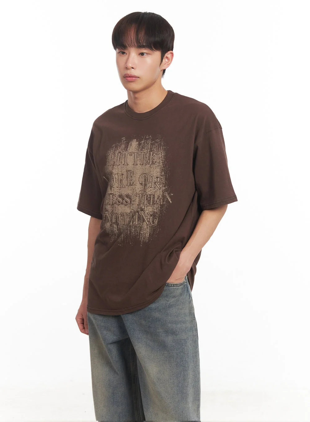 Men's Round Neck Graphic Shirt IA521 - Image 3