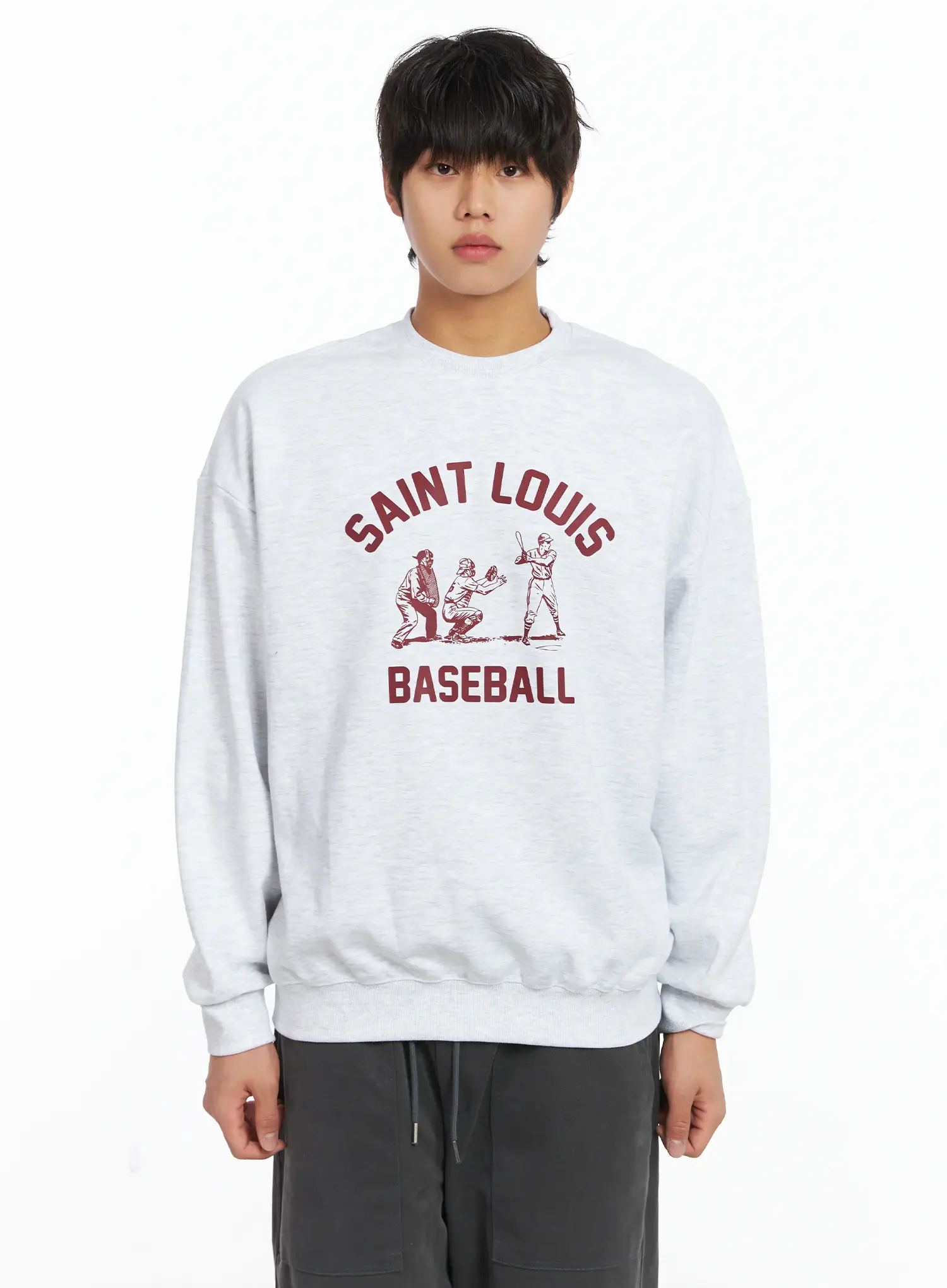 Men's Saint Louis Graphic Crewneck IJ512 - Image 13
