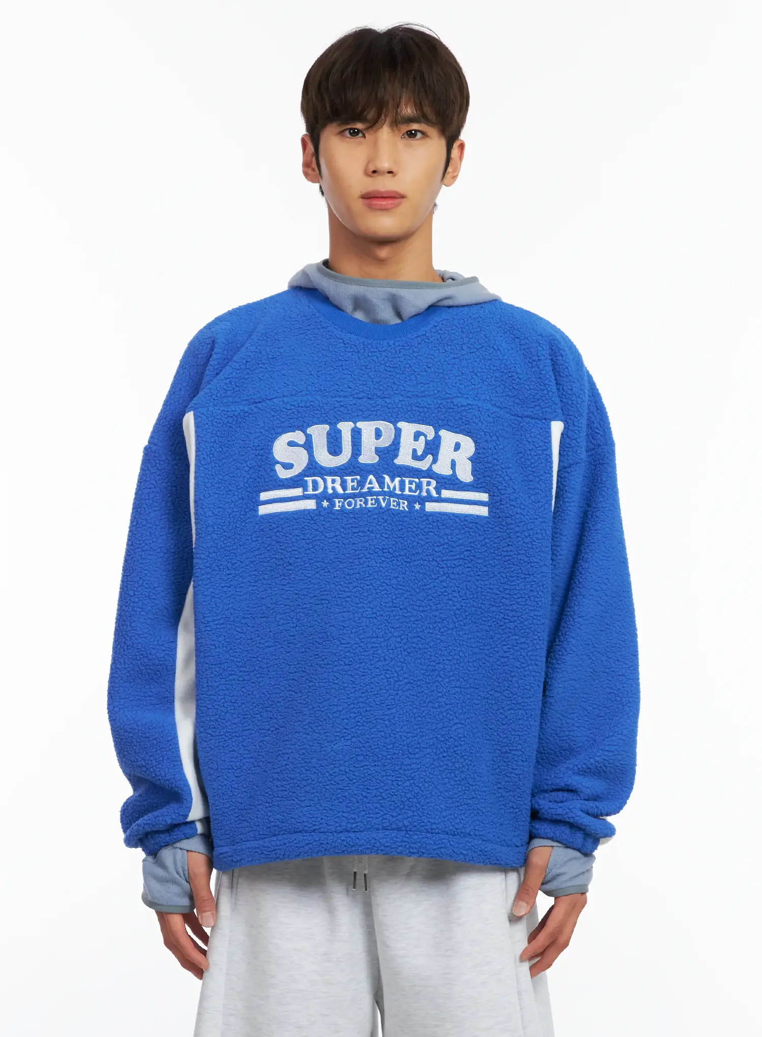 Men's Sherpa Fleece Sweatshirt ID511 - Image 12