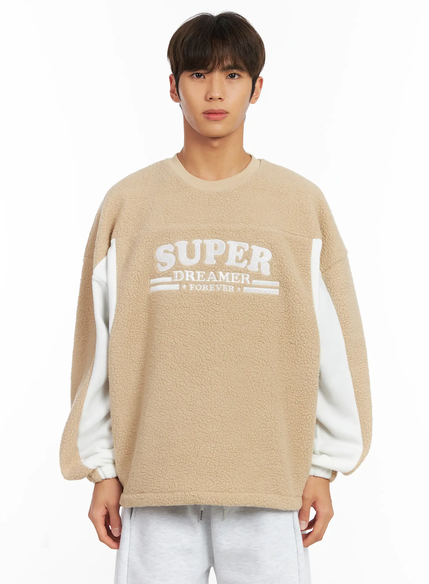 Men's Sherpa Fleece Sweatshirt ID511 - Image 15