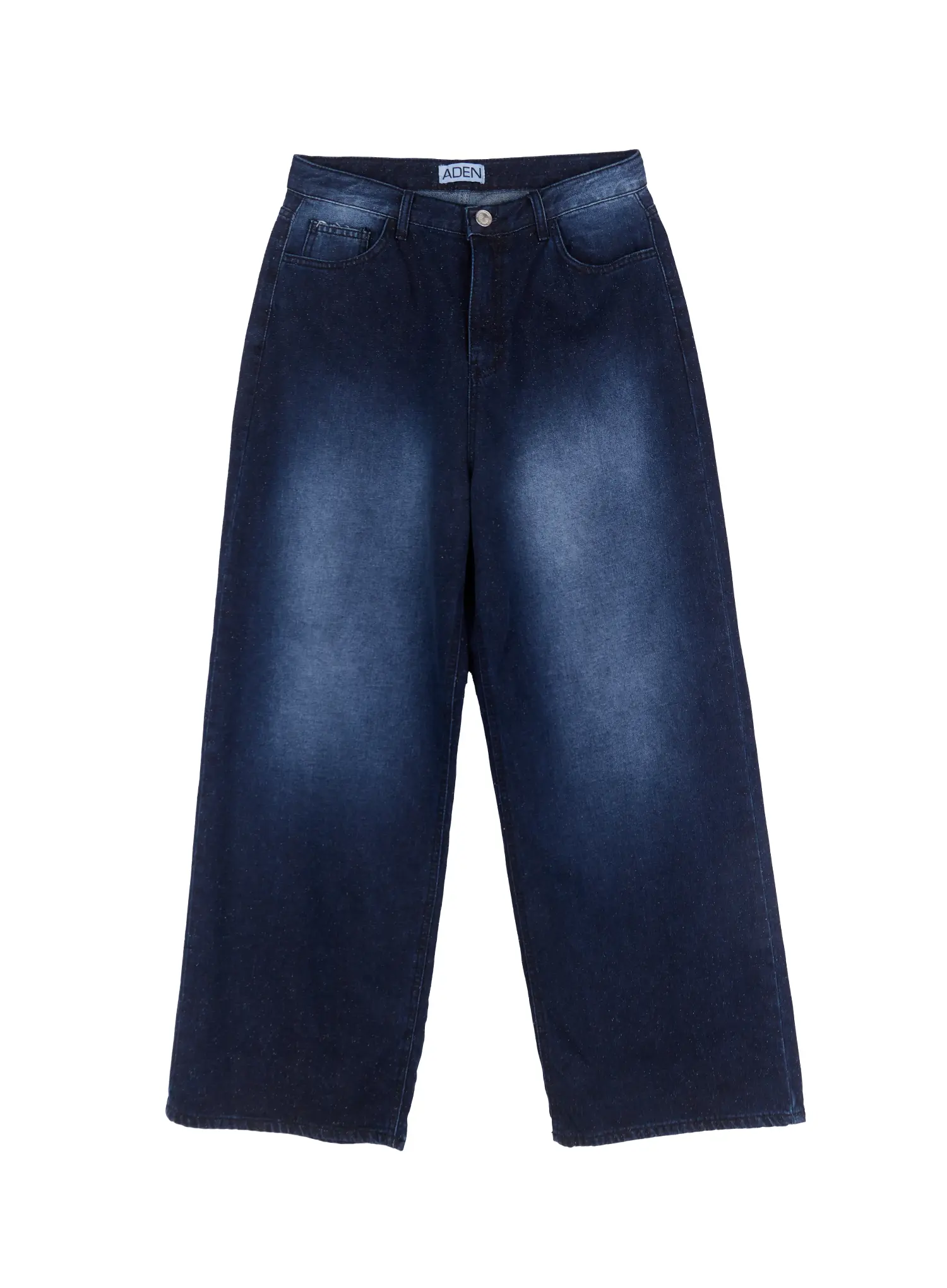 Men's Snowflake Print Wide Jeans IS510 - Image 16