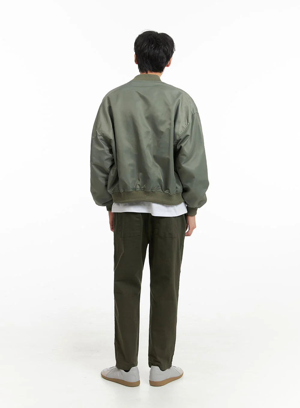 Men's Solid Cotton Straight Fit Pants IA401 - Image 8