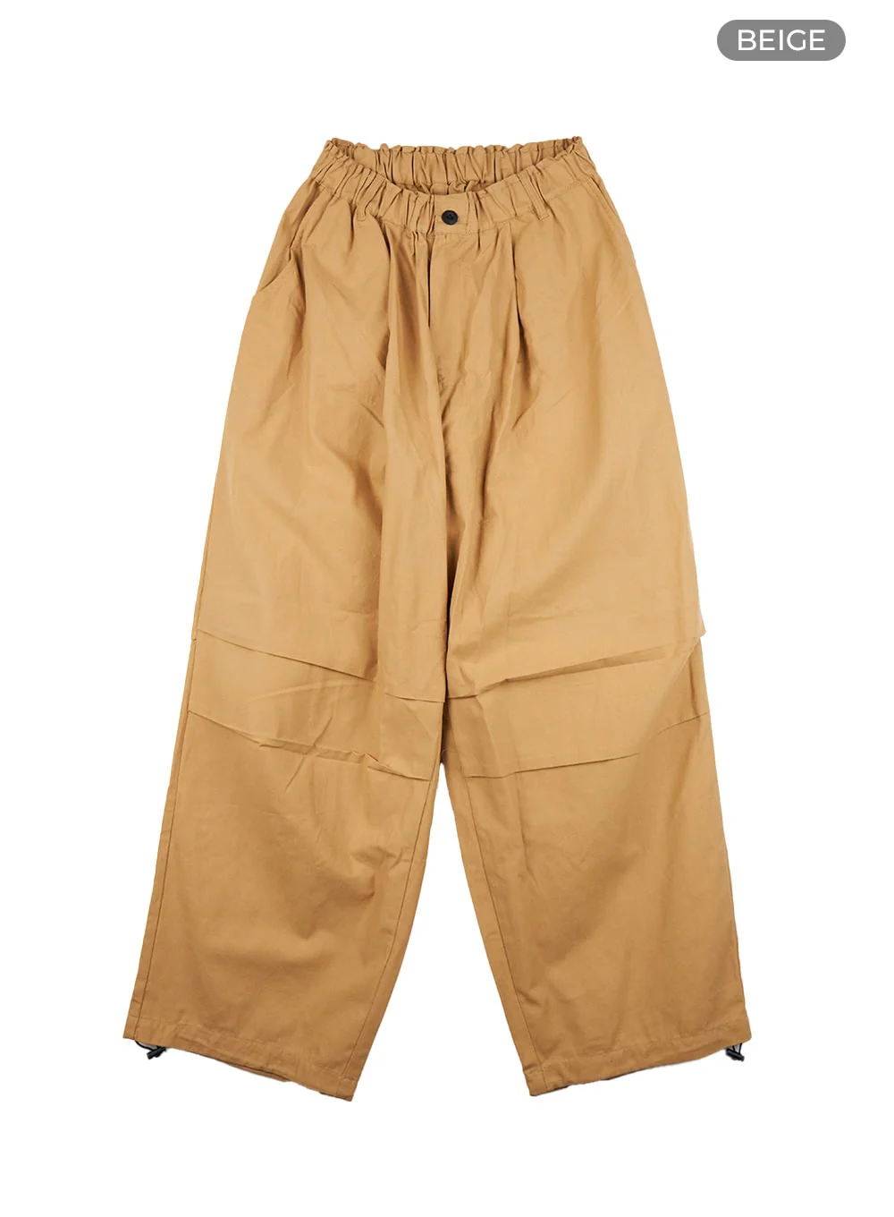 Men's Solid Pintuck Wide Leg Trousers CO408 - Image 9