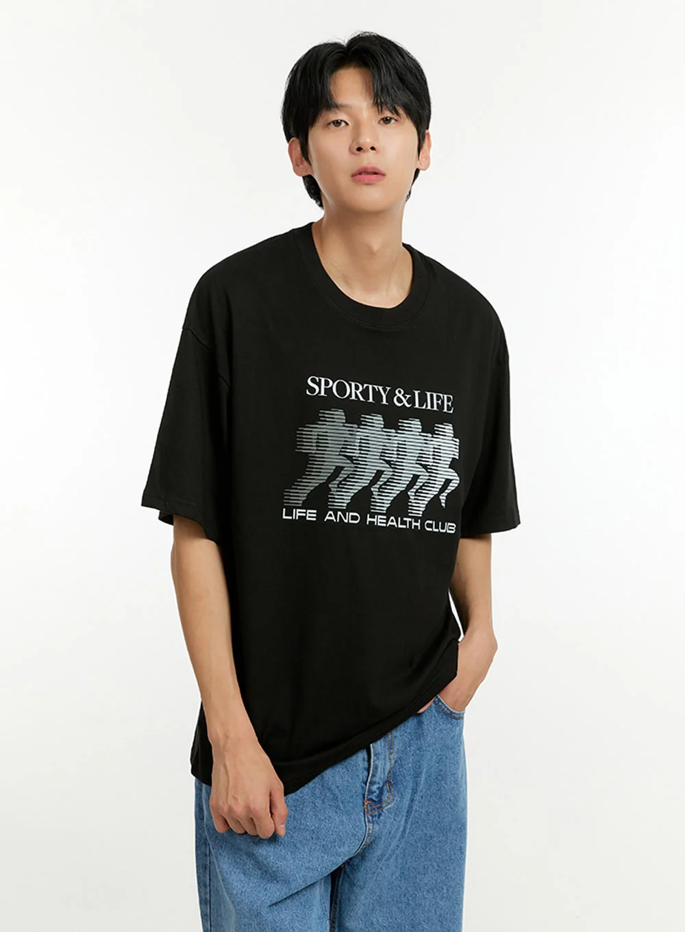 Men's Sporty Cotton T-Shirt IL412 - Image 4