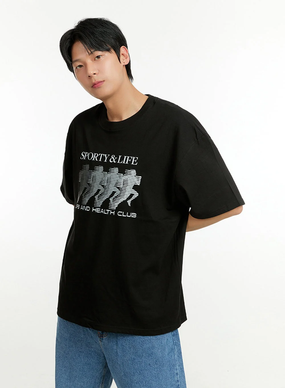Men's Sporty Cotton T-Shirt IL412 - Image 5