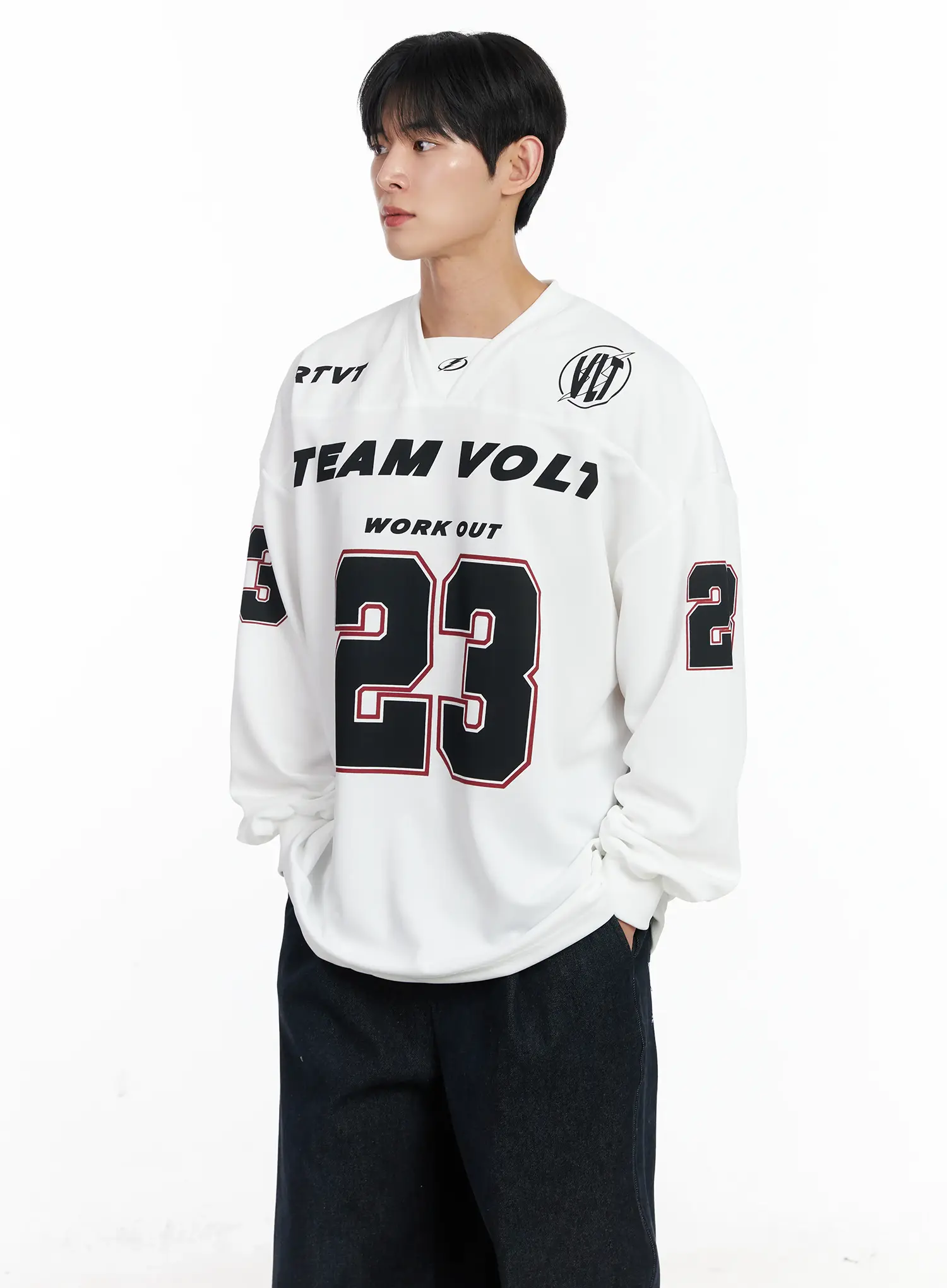 Men's Sporty Long Sleeve Jersy IJ521