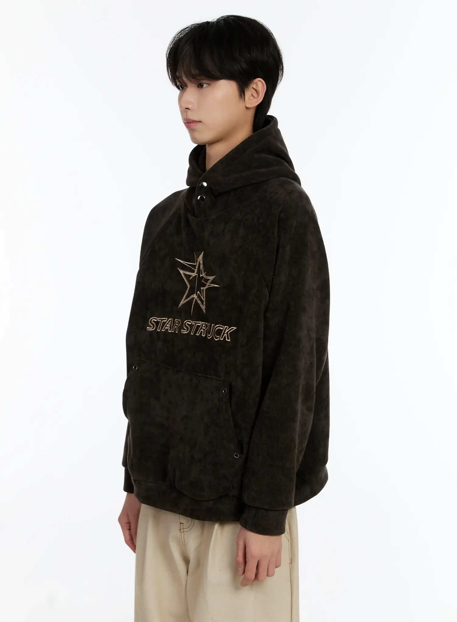 Men's Star Struck Corduroy Hoodie ID502 - Image 4