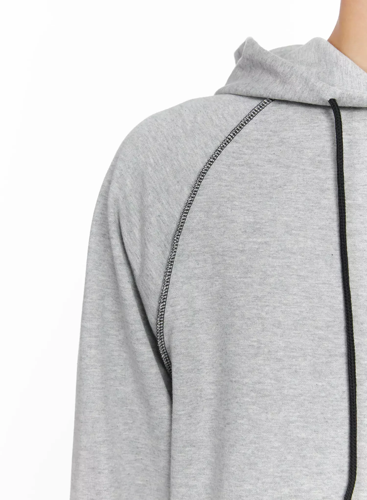 Men's Stitch Oversized Hoodie IO516 - Image 4