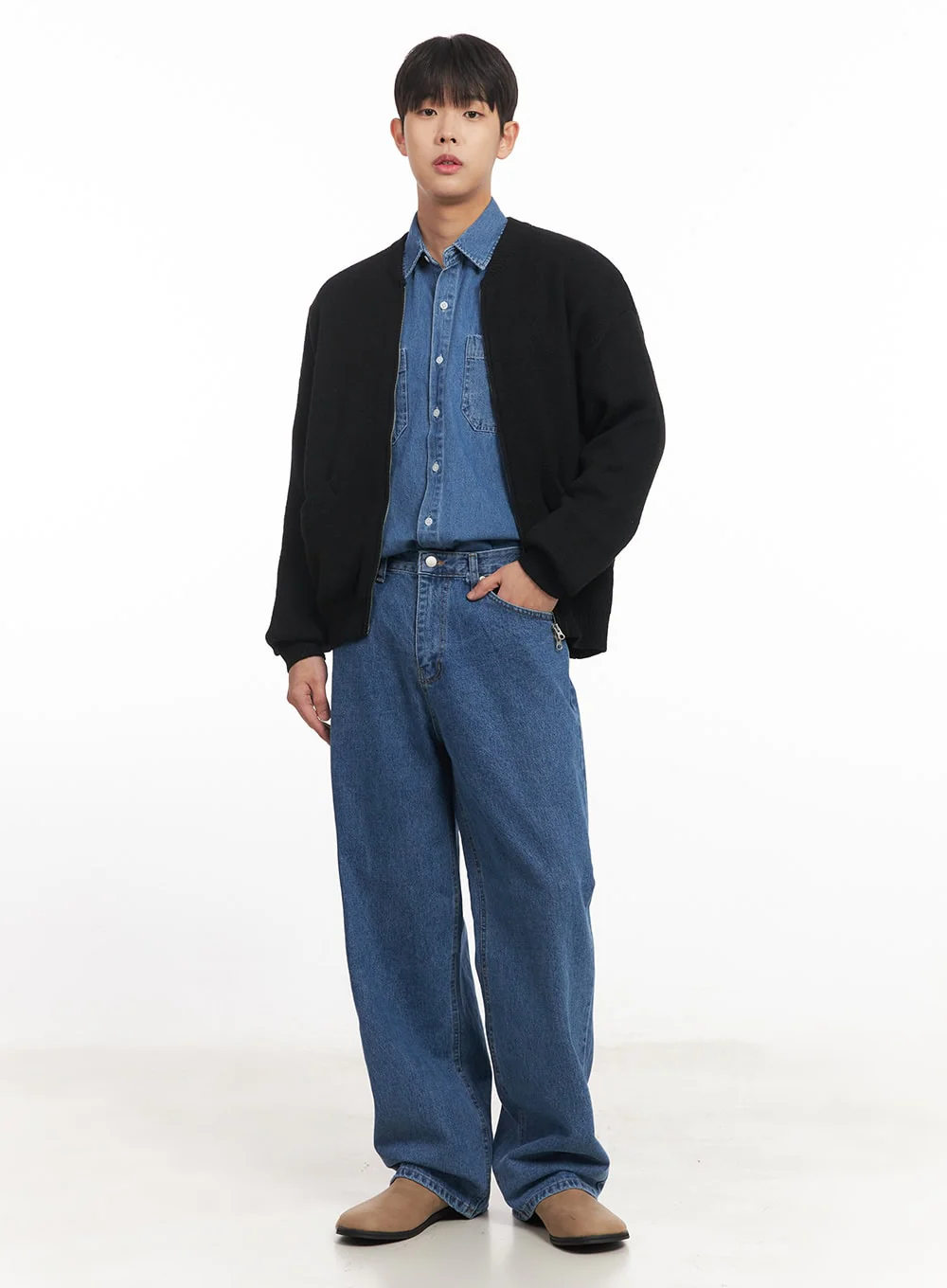 Men's Straight-Leg Jeans IM527 - Image 10