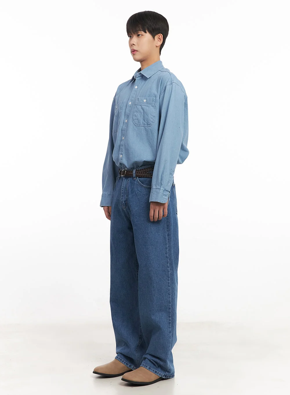 Men's Straight-Leg Jeans IM527 - Image 6