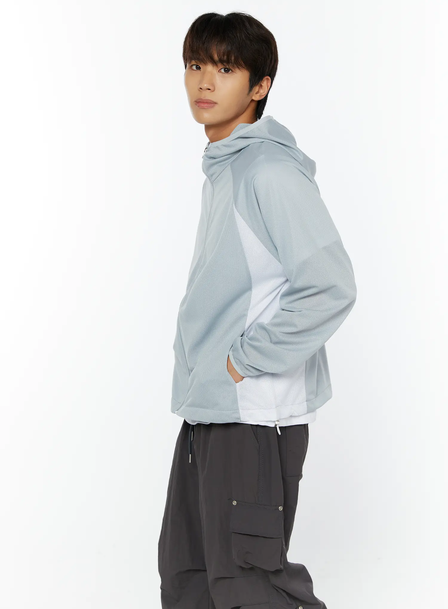 Men's Summer Windbreaker Jacket IY508 - Image 2