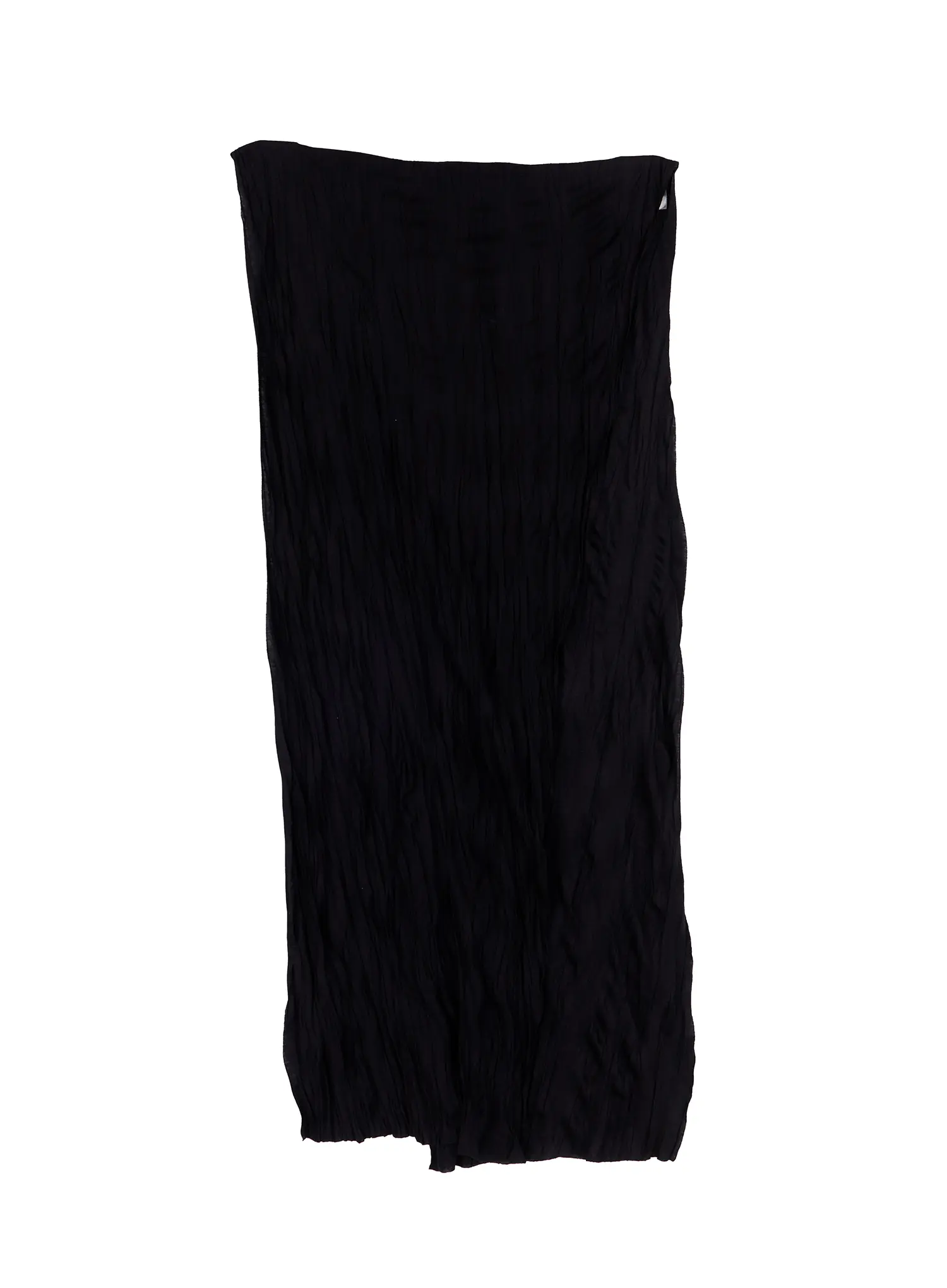 Men's Textured Black Scarf IA517 - Image 12