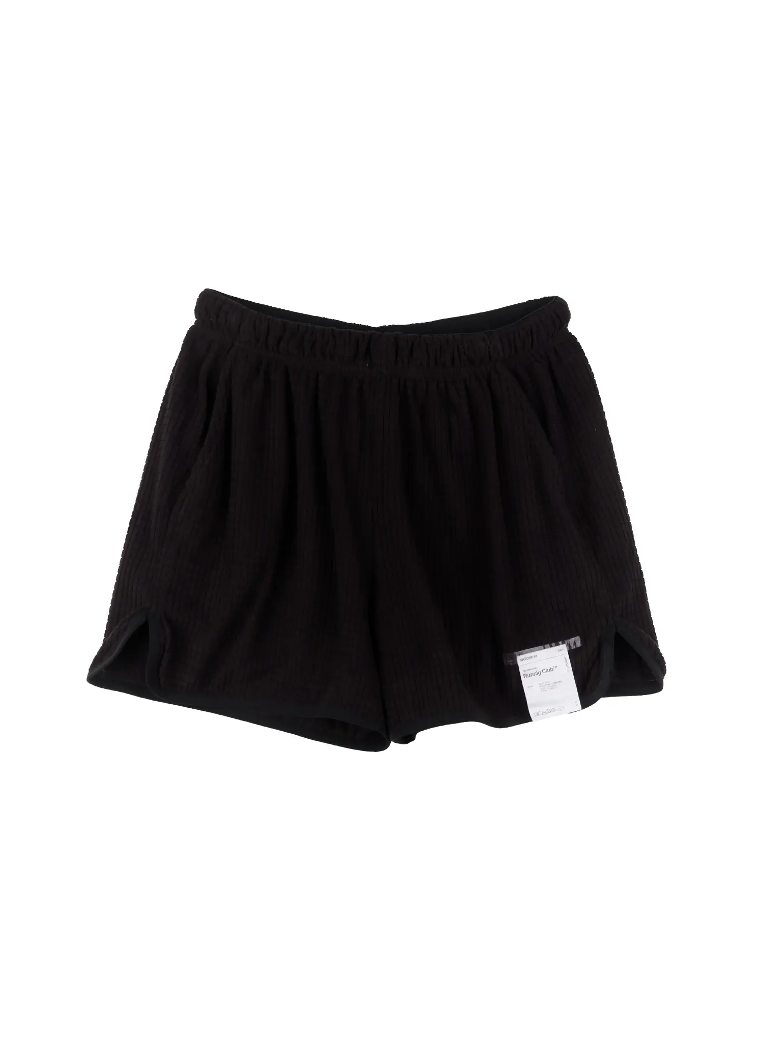 Men's Textured Label Detail Shorts US502 - Image 18
