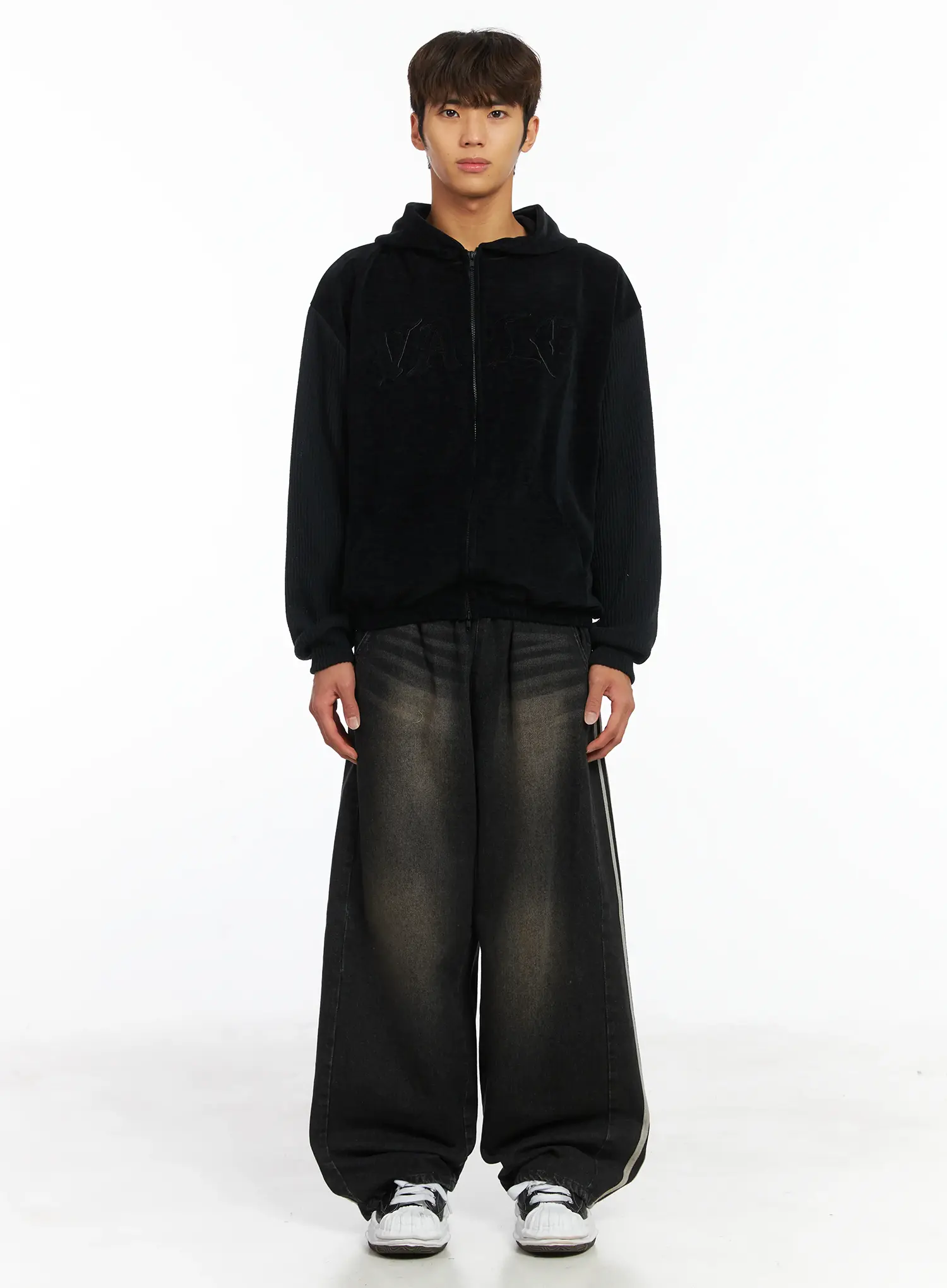 Men's Track Wide Leg Jeans IJ514 - Image 3