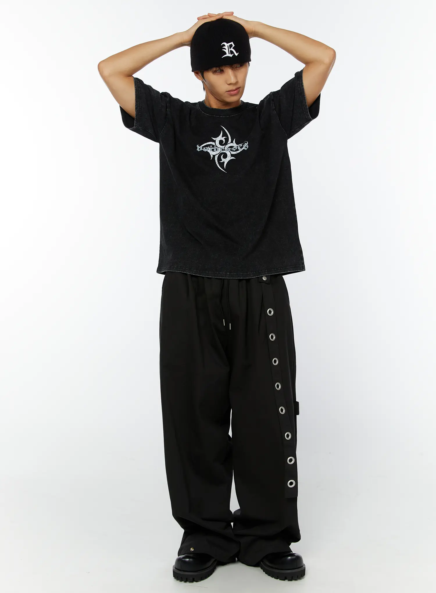 Men's Tribal Graphic T-Shirt IY508