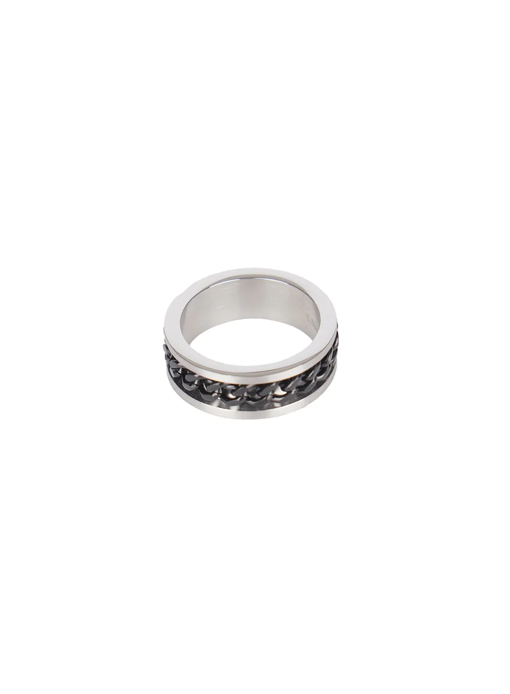 Men's Two-Tone Chain Ring IY508 - Image 12
